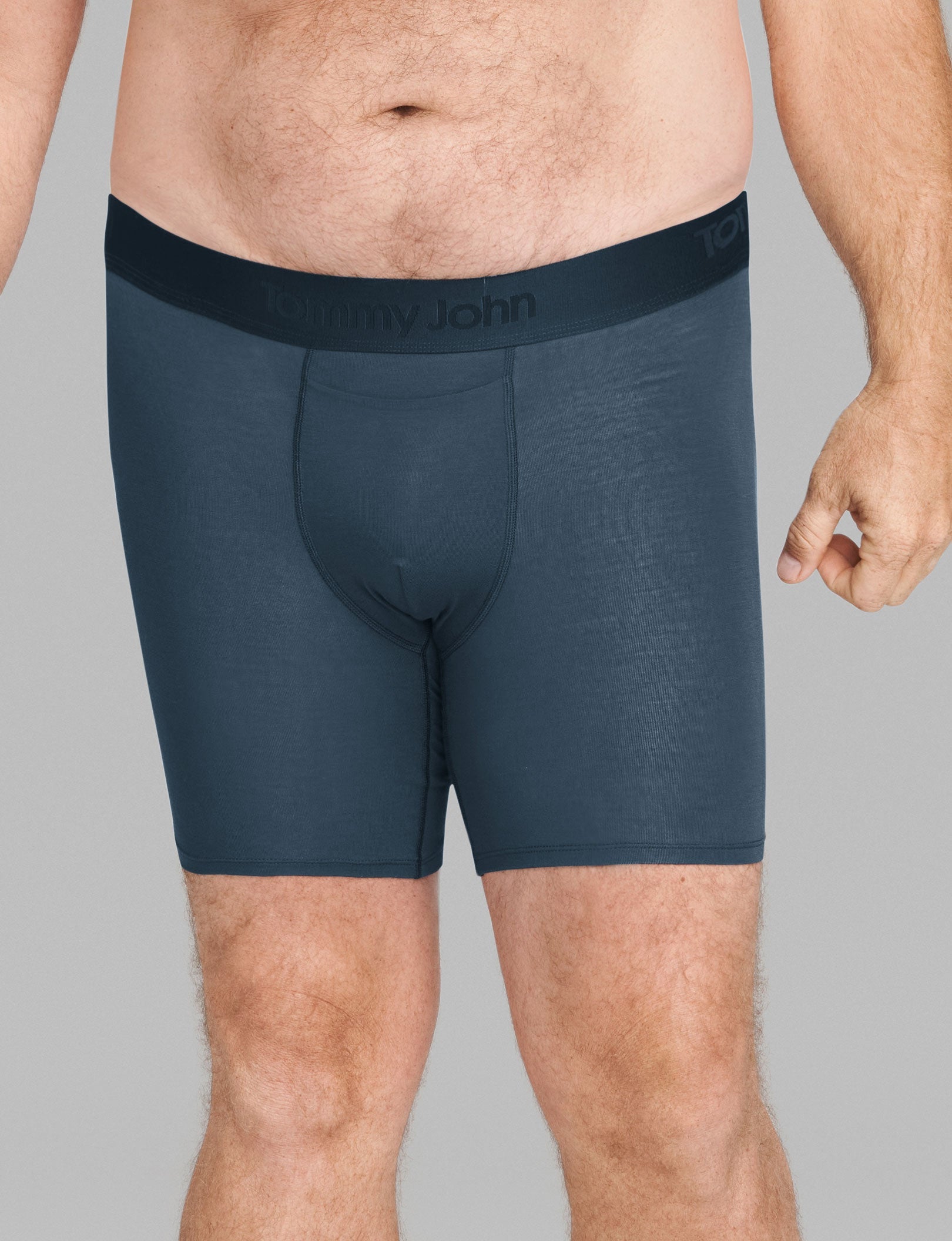 Second Skin Mid-Length Boxer Brief 6"::Dress Blues