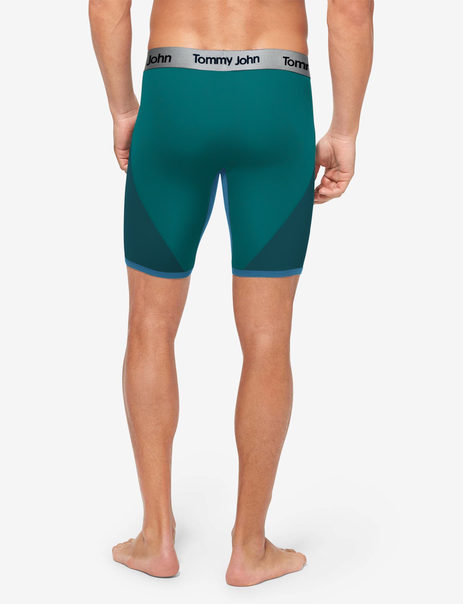 Second Skin Boxer Brief 8"::Fanfare Colorblock