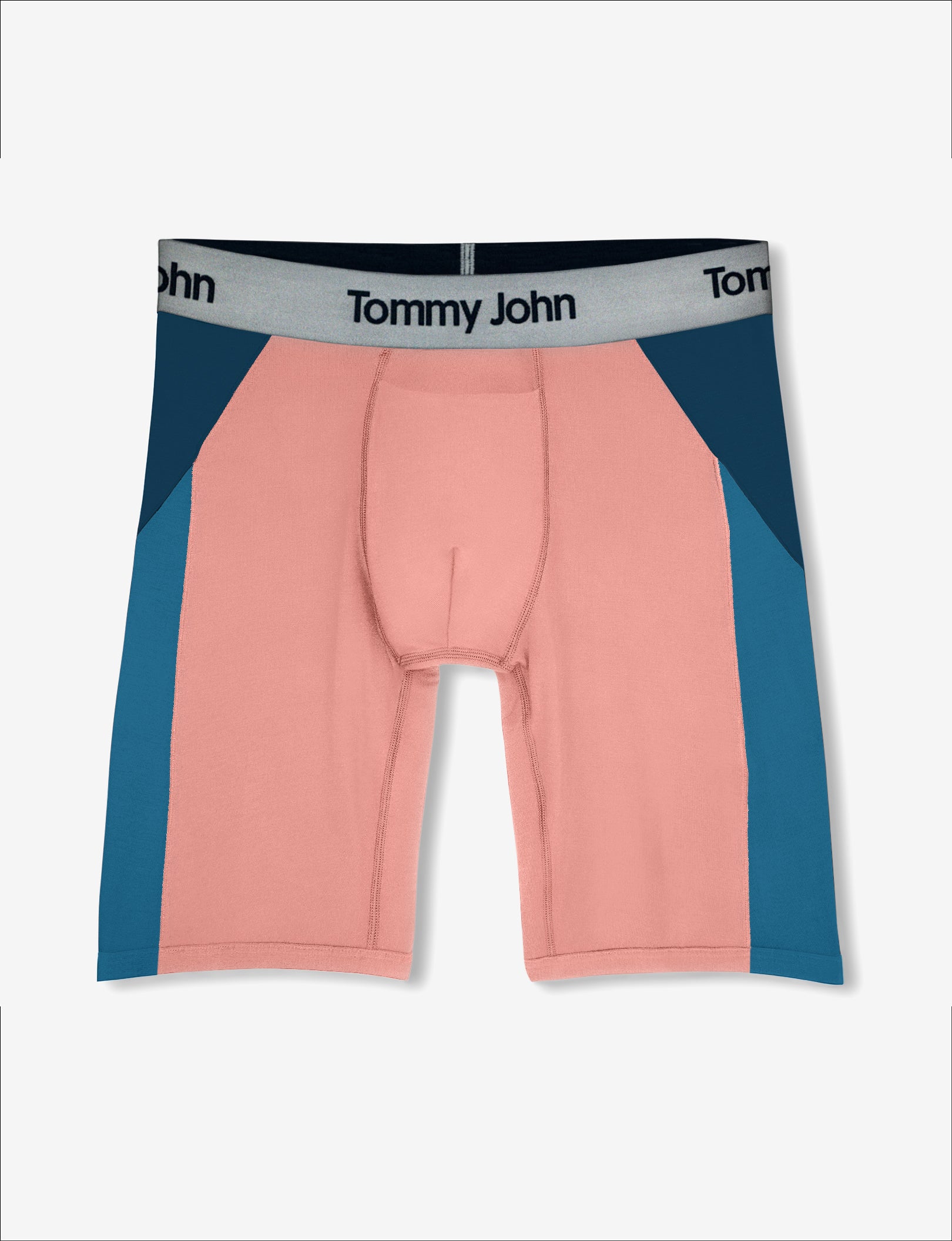 Second Skin Boxer Brief 8"::Blooming Dahlia Colorblock