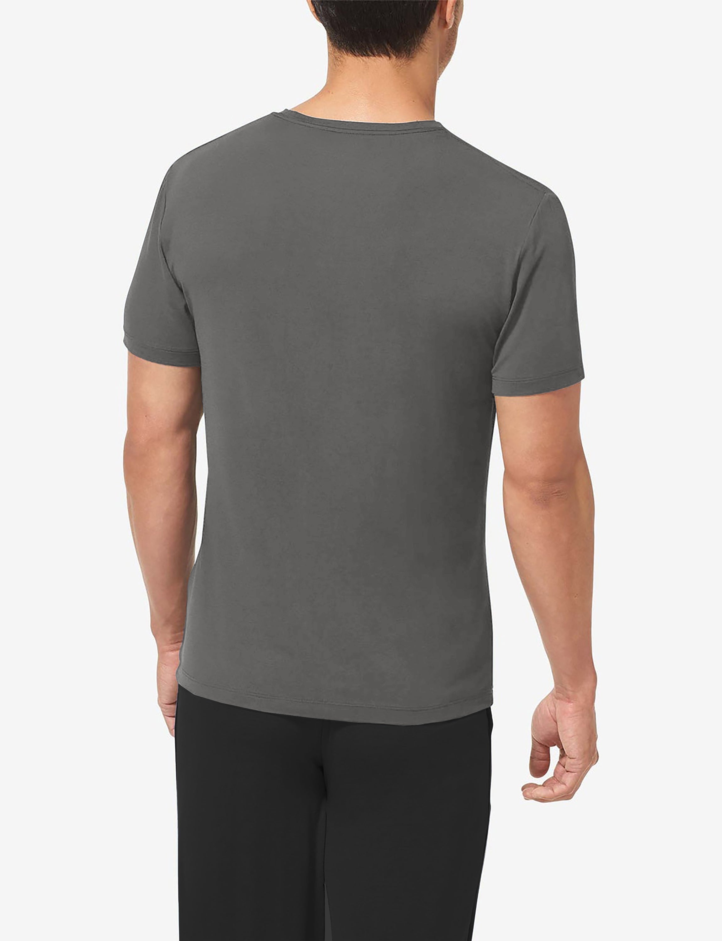 Second Skin Sleep Crew Neck Pocket Tee::Pewter