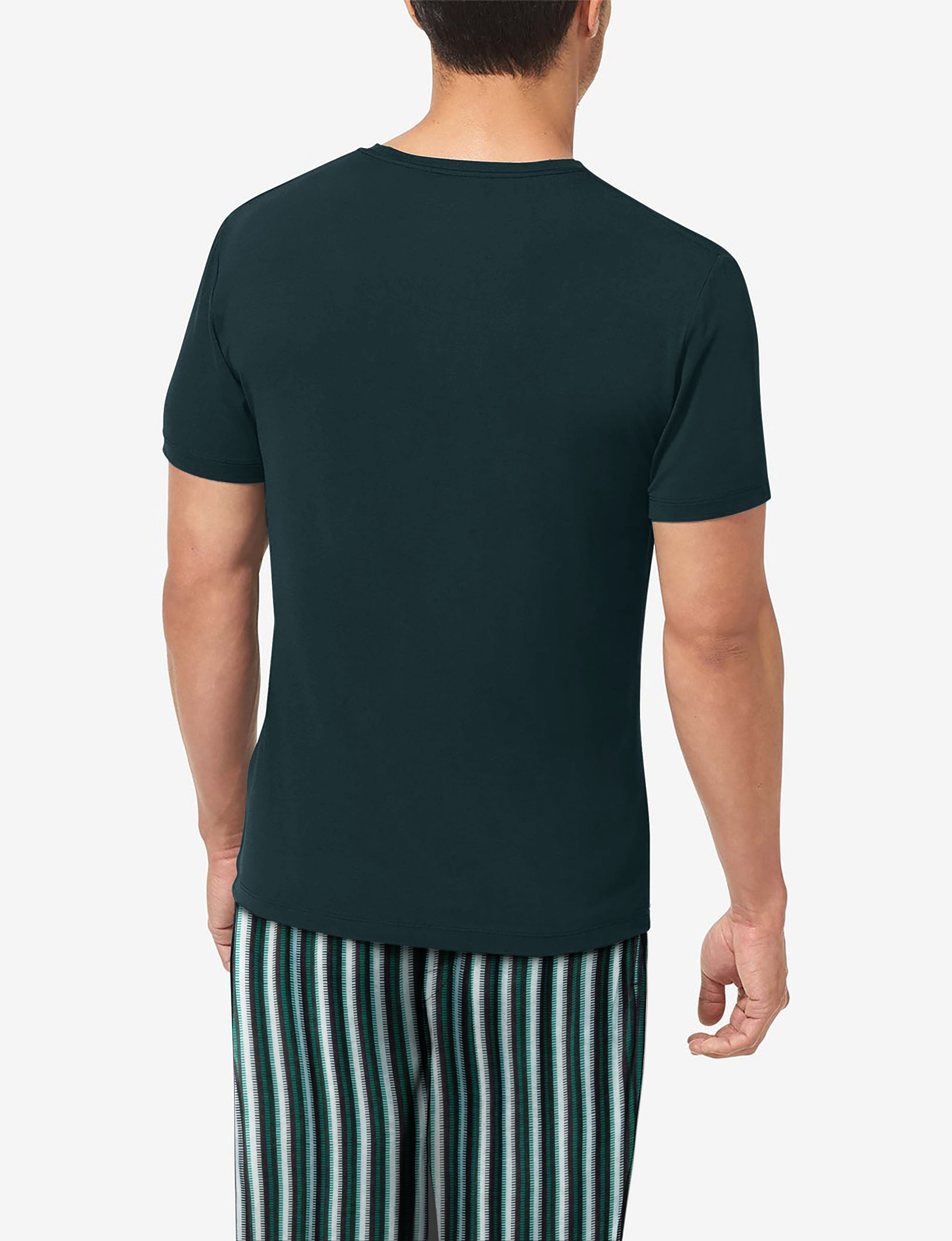 Second Skin Sleep Crew Neck Pocket Tee::Scarab