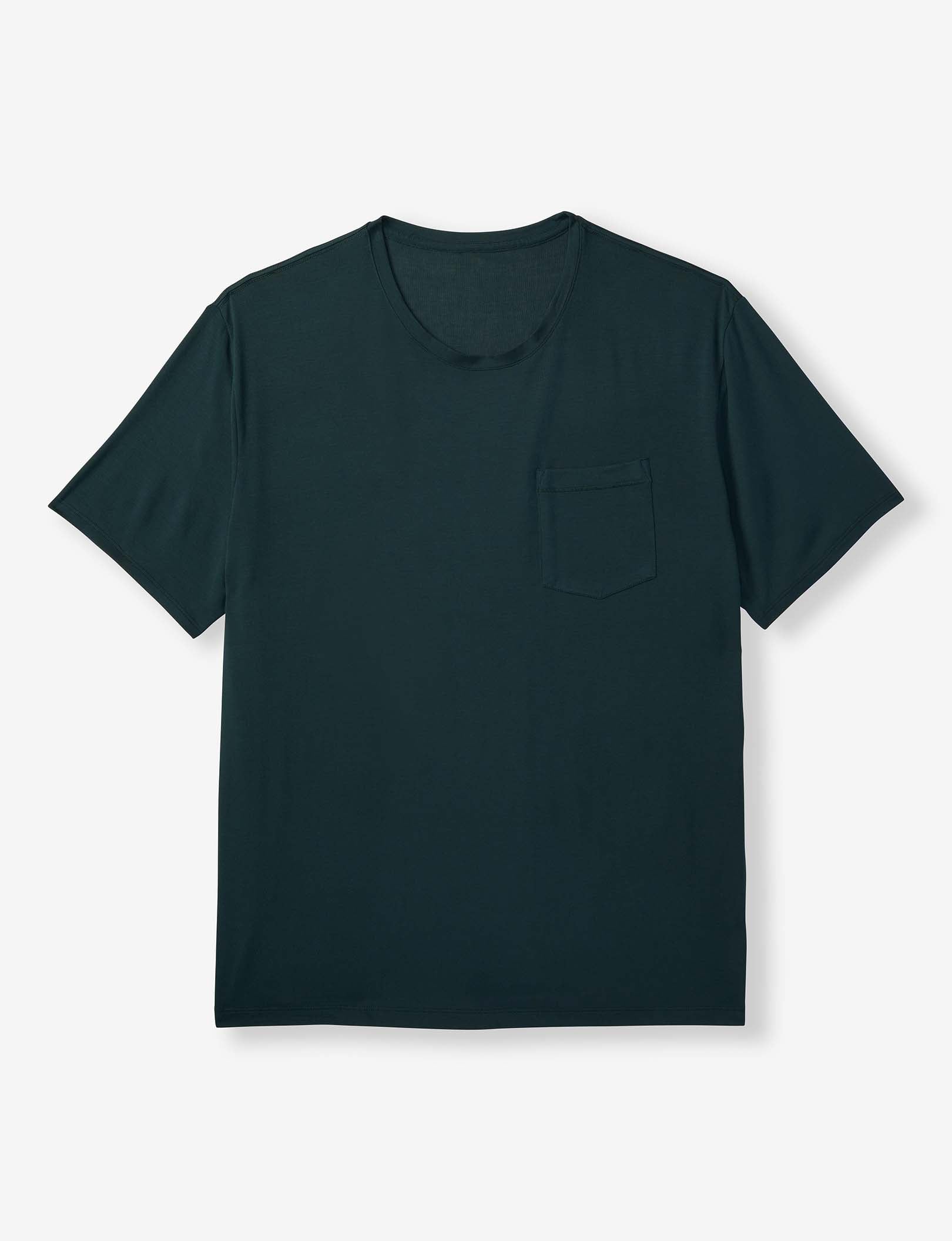 Second Skin Sleep Crew Neck Pocket Tee::Scarab
