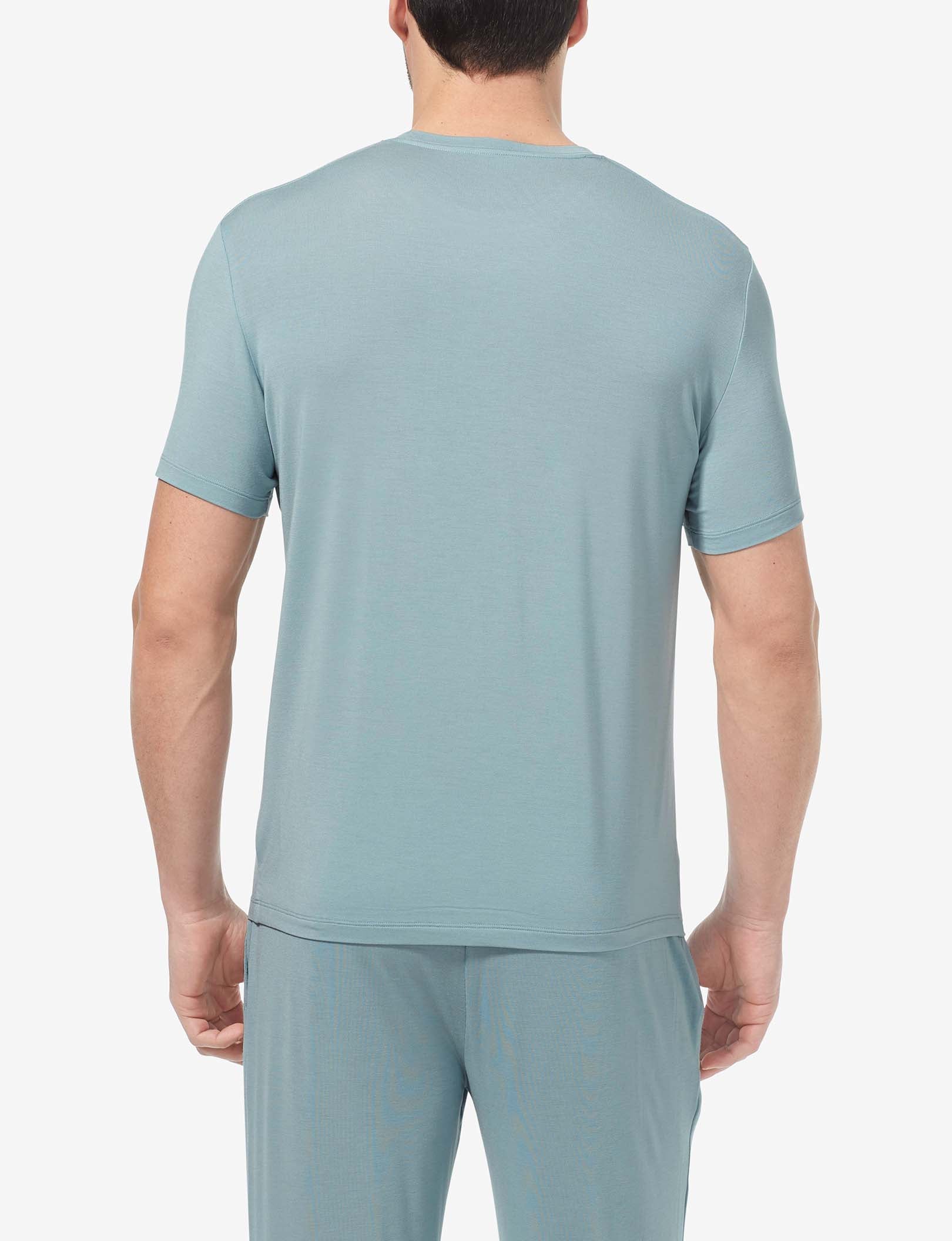 Second Skin Sleep Crew Neck Pocket Tee::Slate