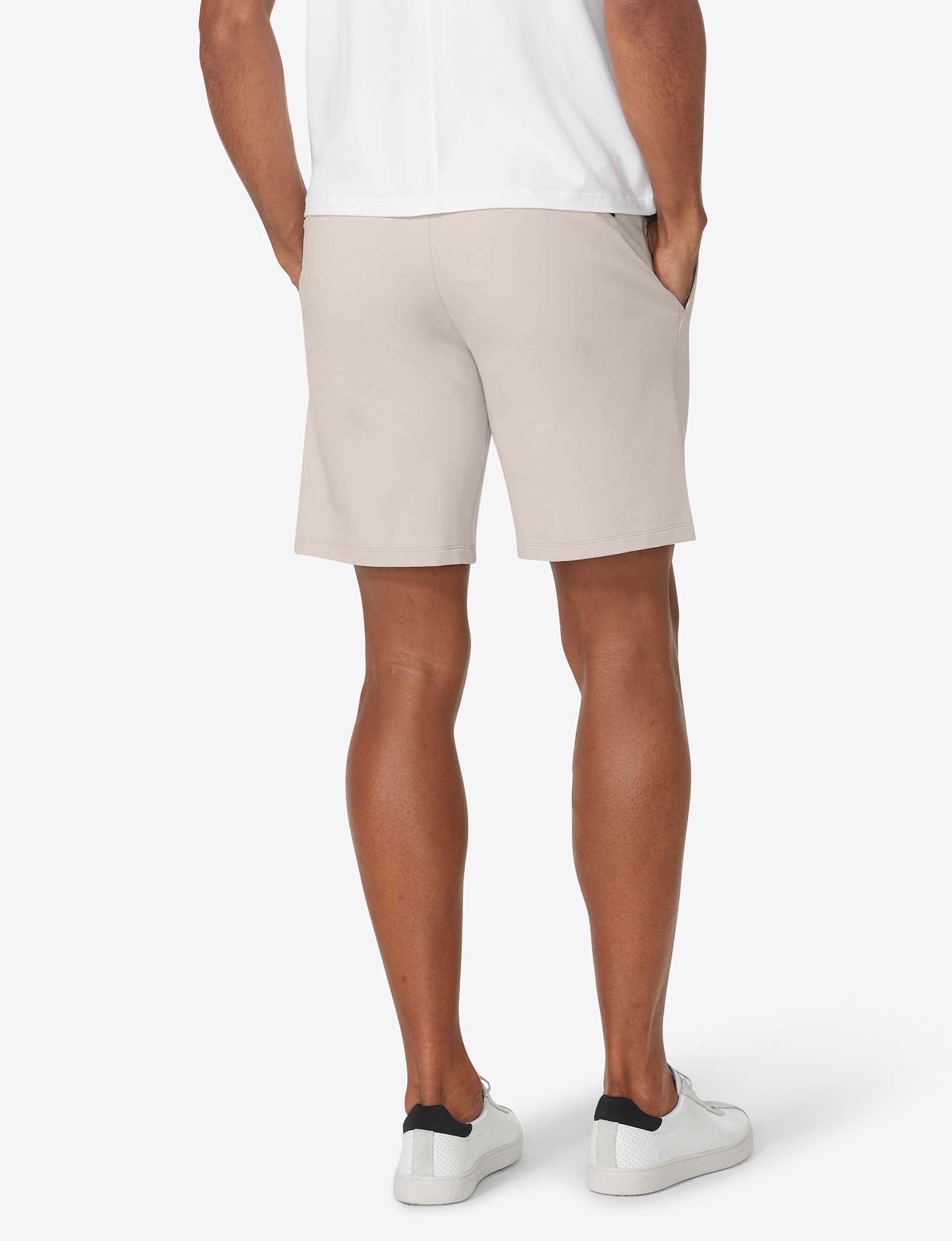 Luxe French Terry Short::Silver Gray