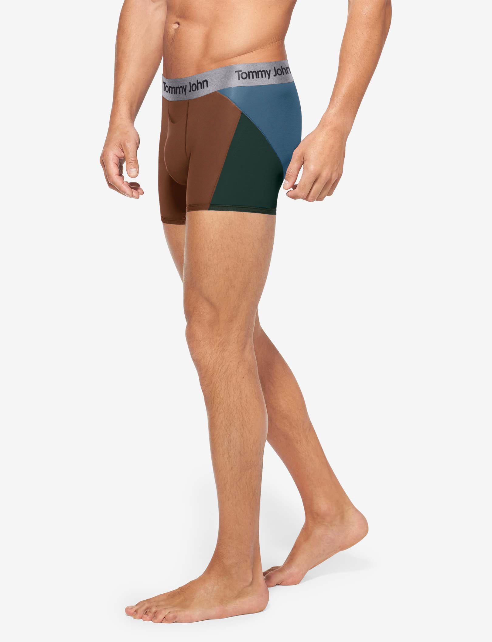 Second Skin Trunk 4"::Tortoise Shell Colorblock