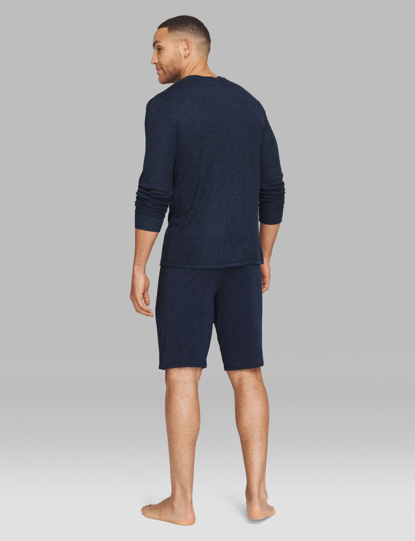 Lounge Short::Dress Blues Heather