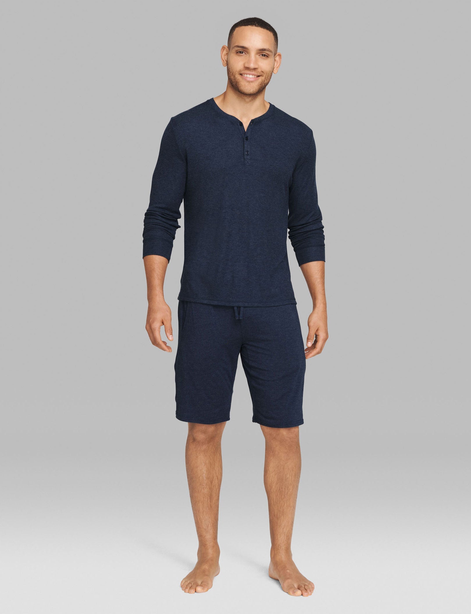 Lounge Short::Dress Blues Heather