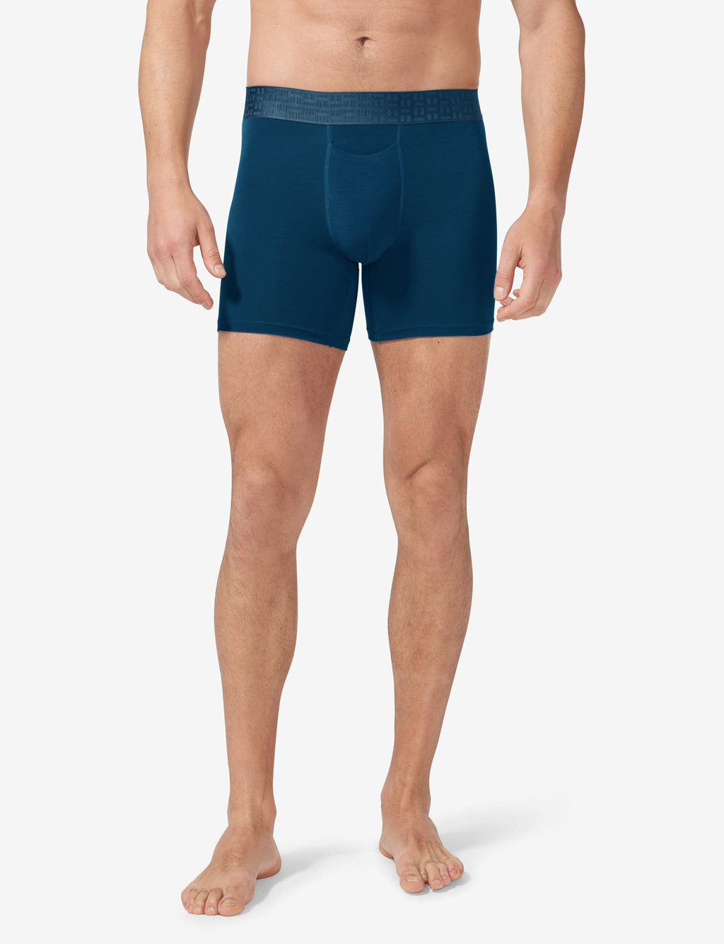 Apollo Mid-Length Boxer Brief 6"::Gibraltar Sea