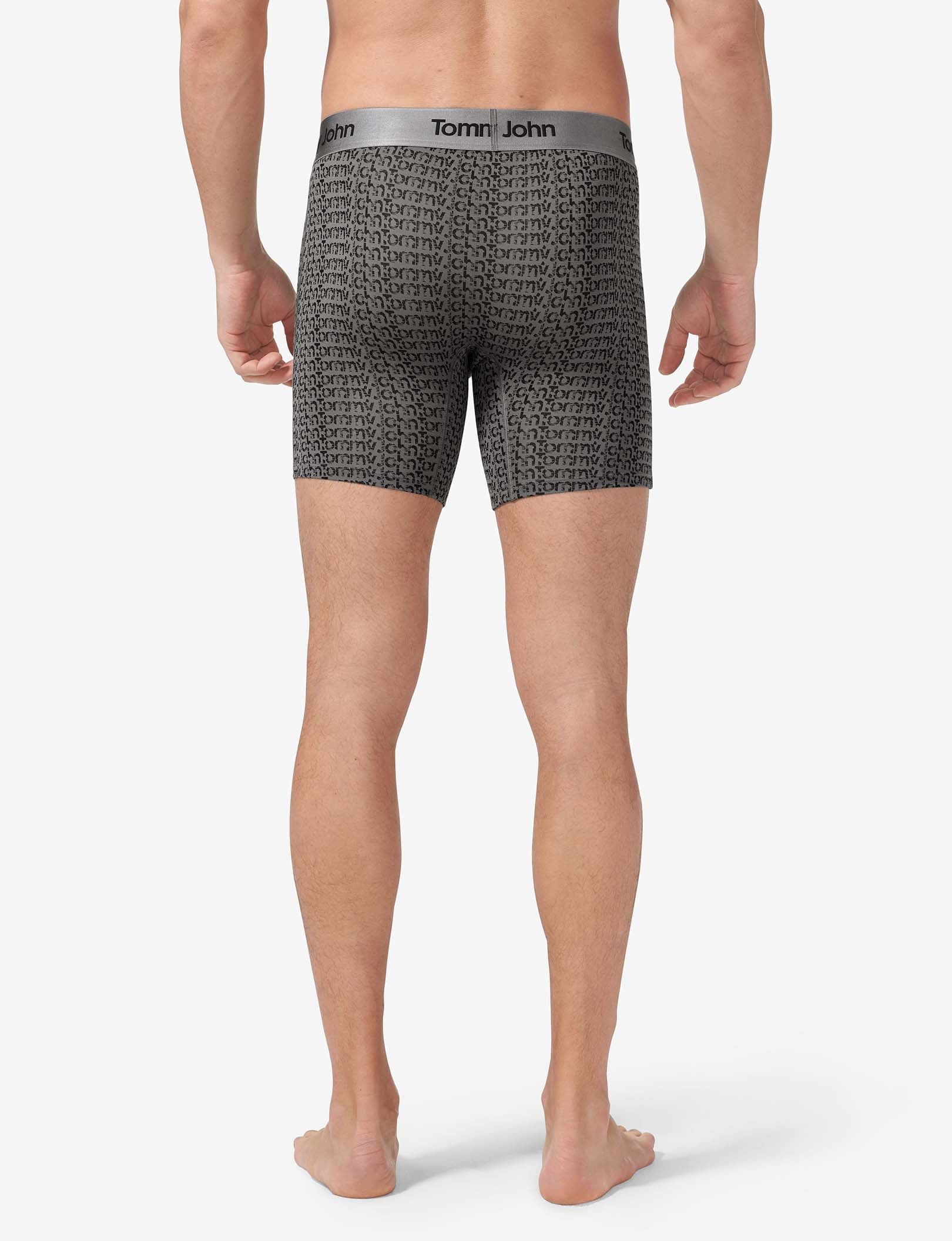 Second Skin Mid-Length Boxer Brief 6"::TJ Texture
