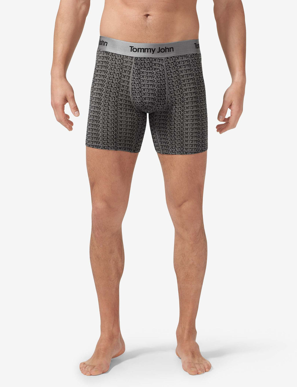 Second Skin Mid-Length Boxer Brief 6"::TJ Texture