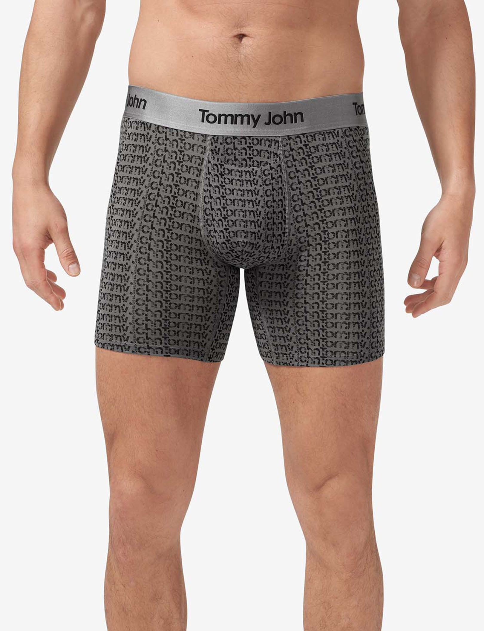 Second Skin Mid-Length Boxer Brief 6"::TJ Texture