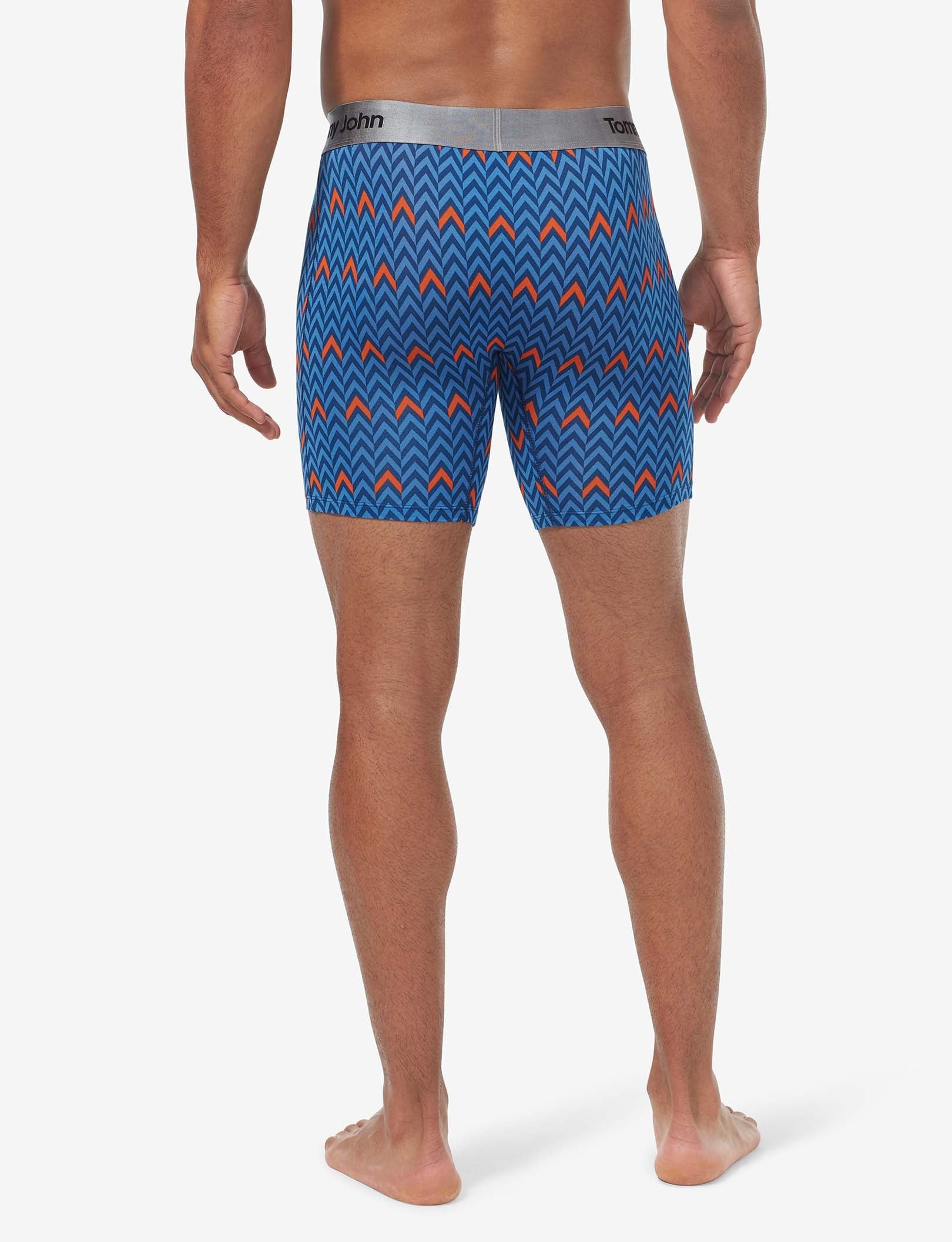Second Skin Mid-Length Boxer Brief 6"::Voltage