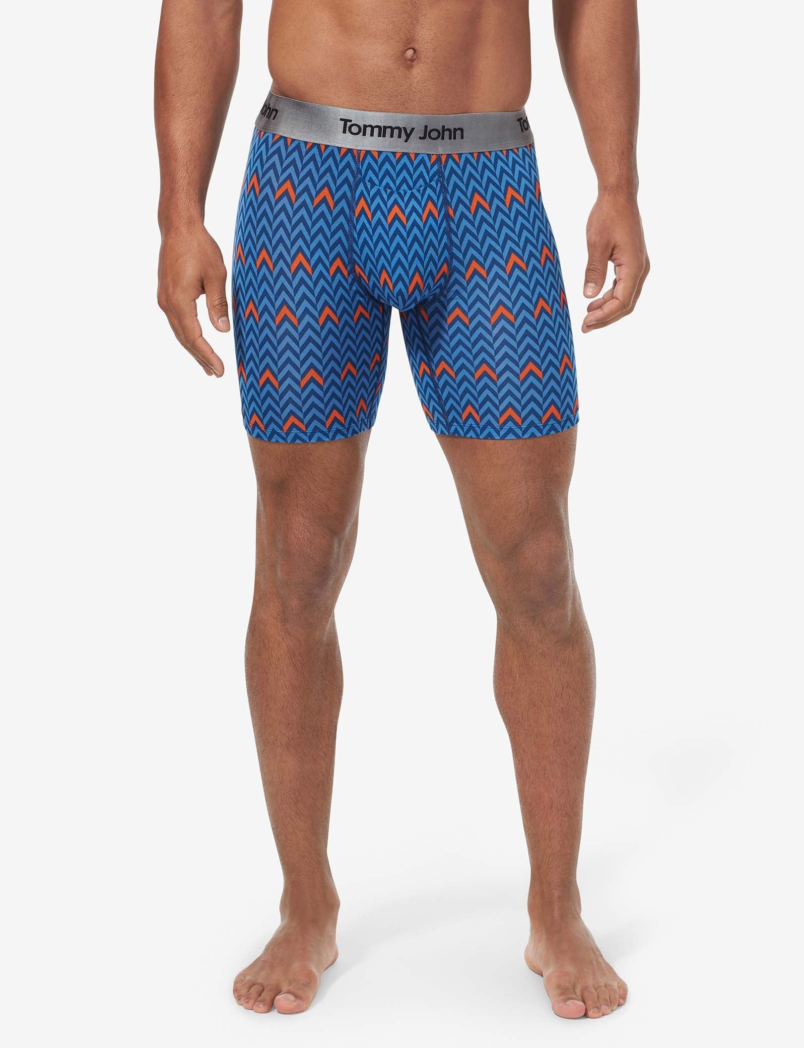 Second Skin Mid-Length Boxer Brief 6"::Voltage