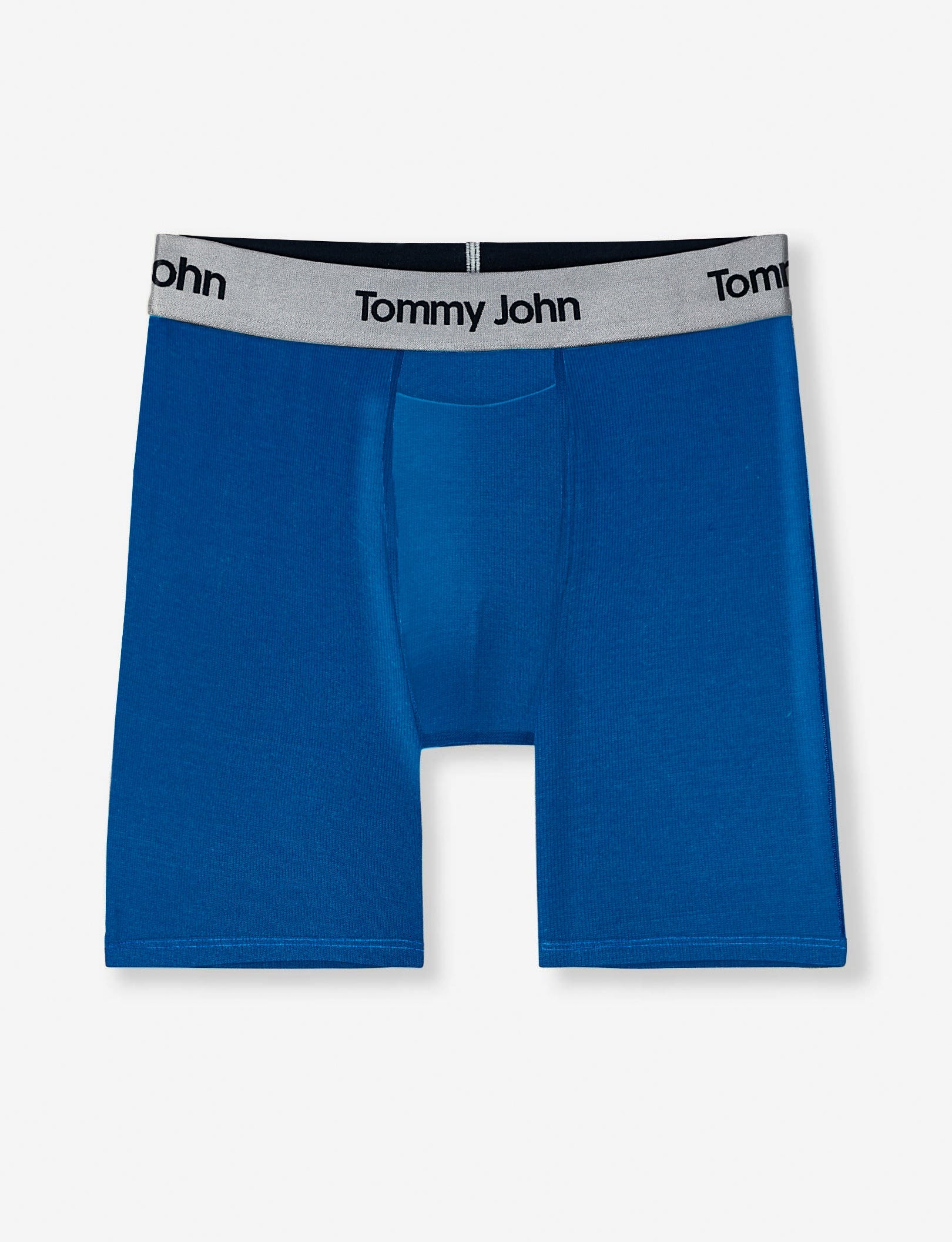 Second Skin Mid-Length Boxer Brief 6"::Strong Blue