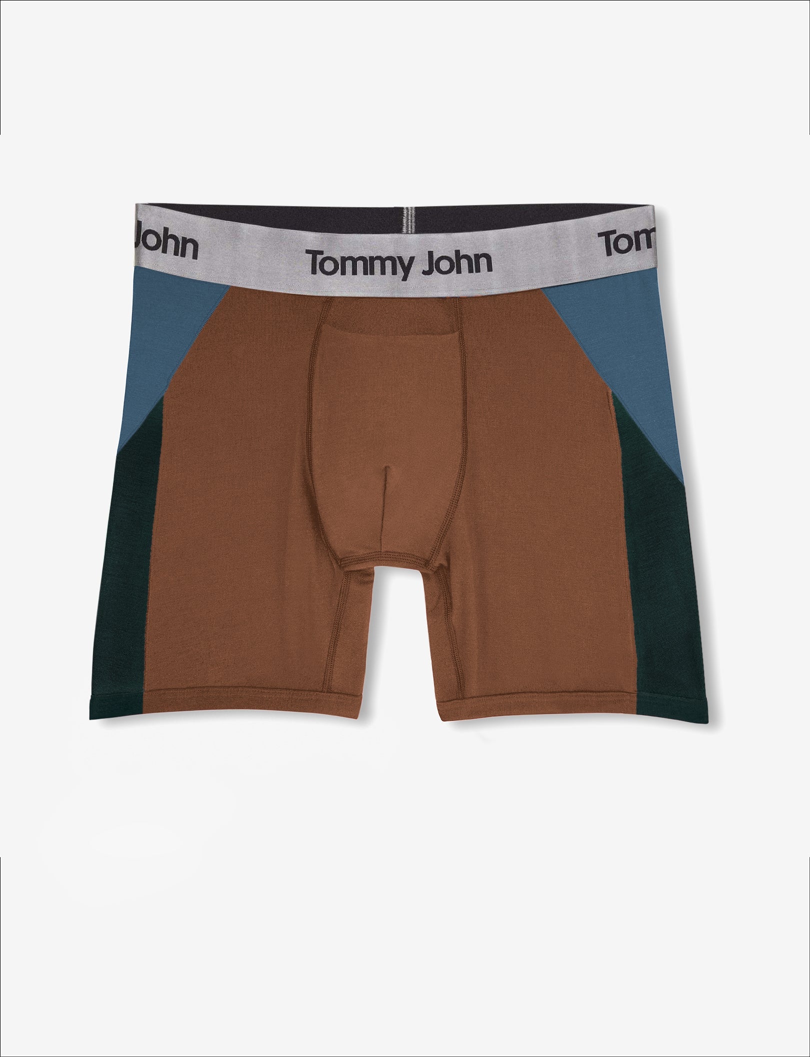 Second Skin Mid-Length Boxer Brief 6"::Tortoise Shell Colorblock