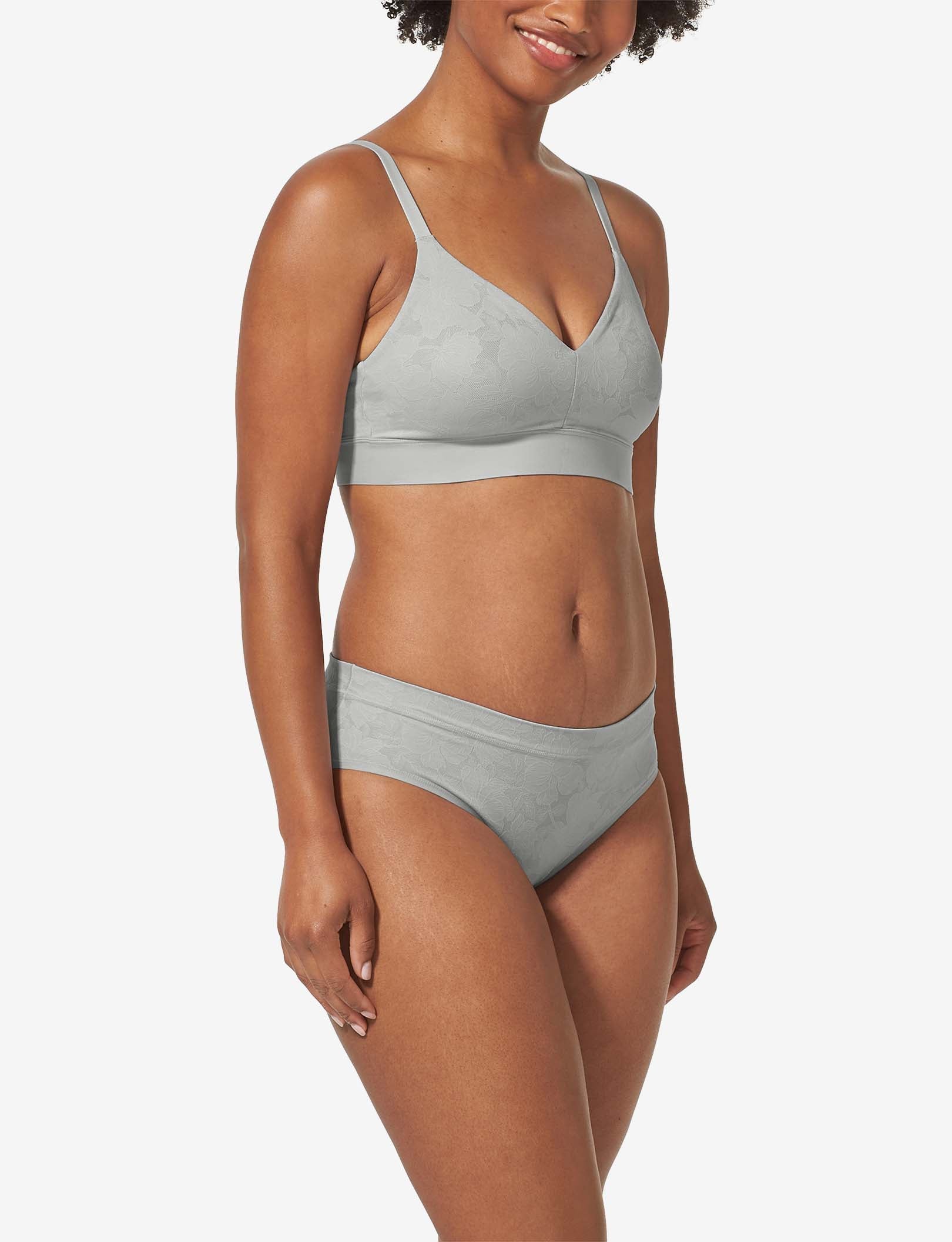 Second Skin Comfort Lace Bralette::Micro Chip Lace
