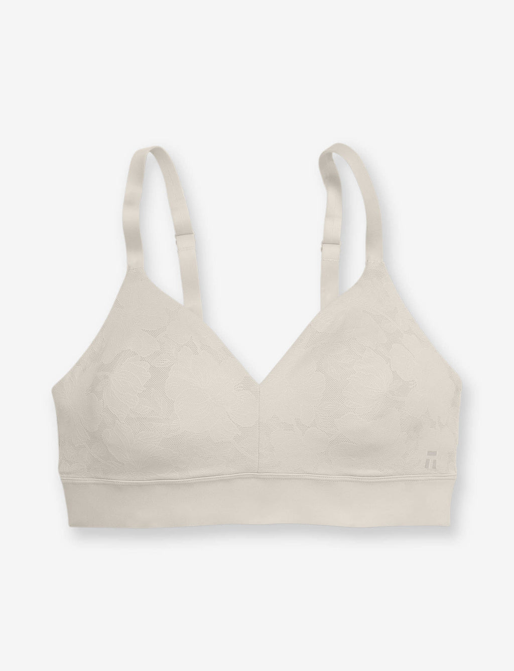 Second Skin Comfort Lace Bralette::Silver Gray Lace