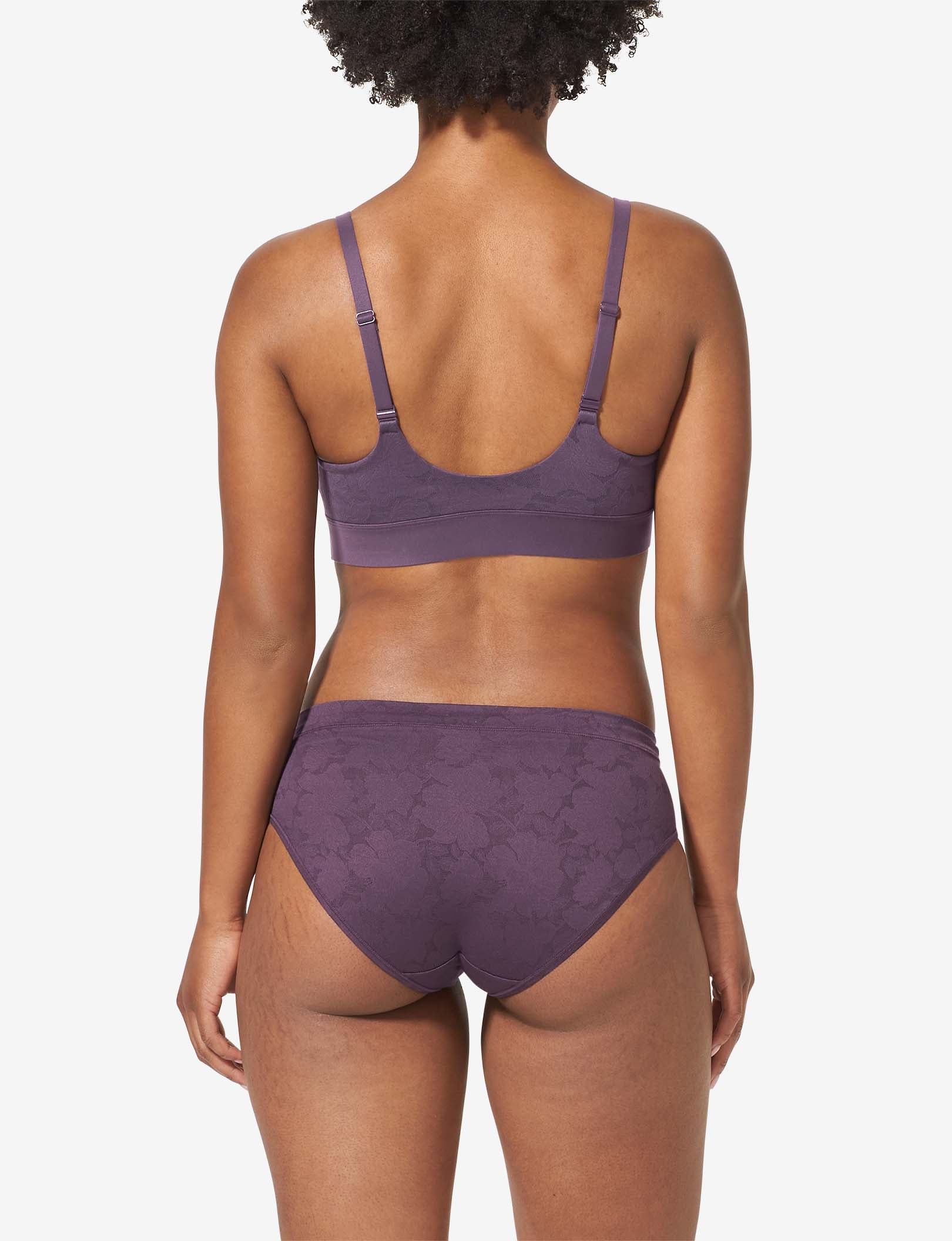 Second Skin Comfort Lace Bralette::Nightshade Lace