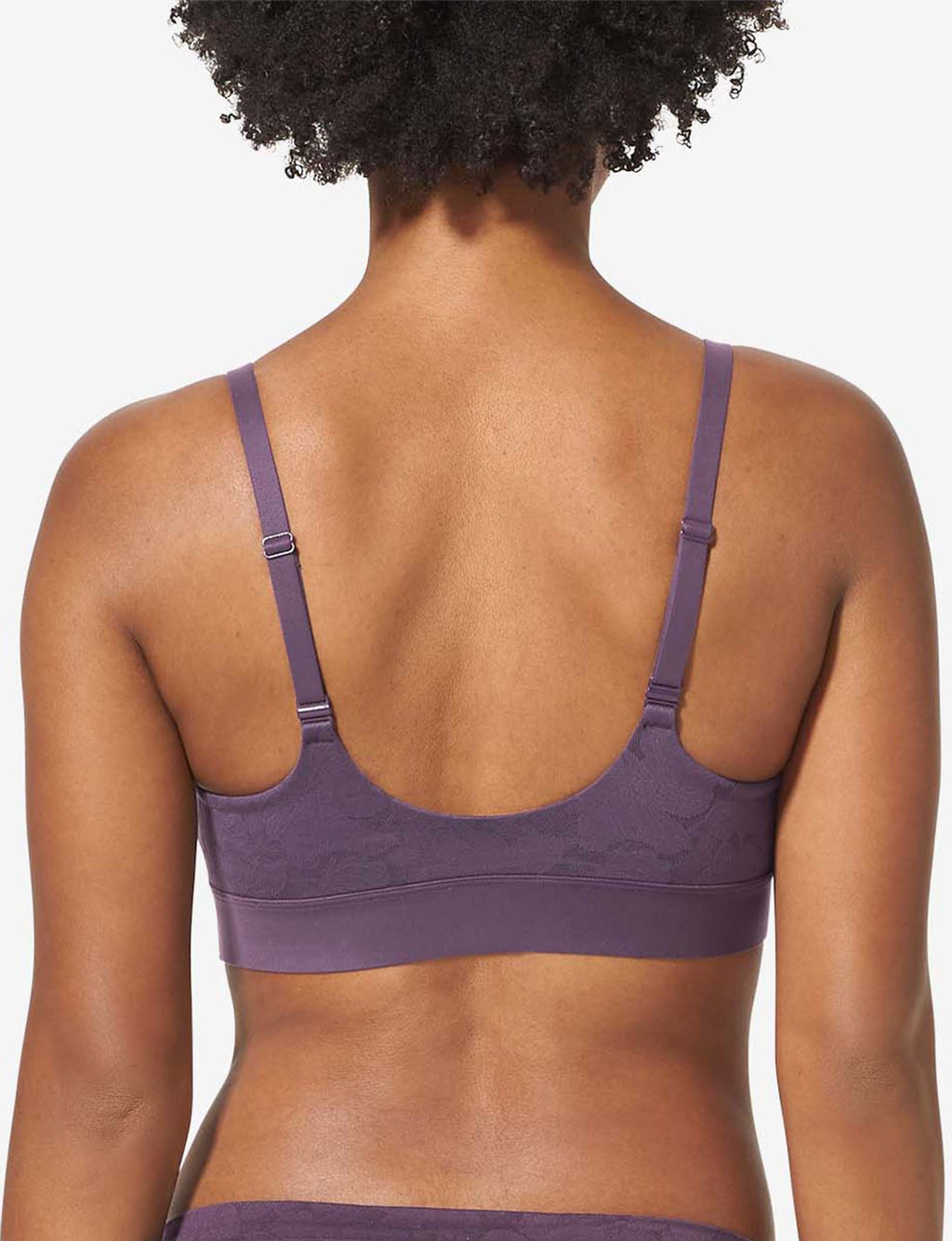 Second Skin Comfort Lace Bralette::Nightshade Lace