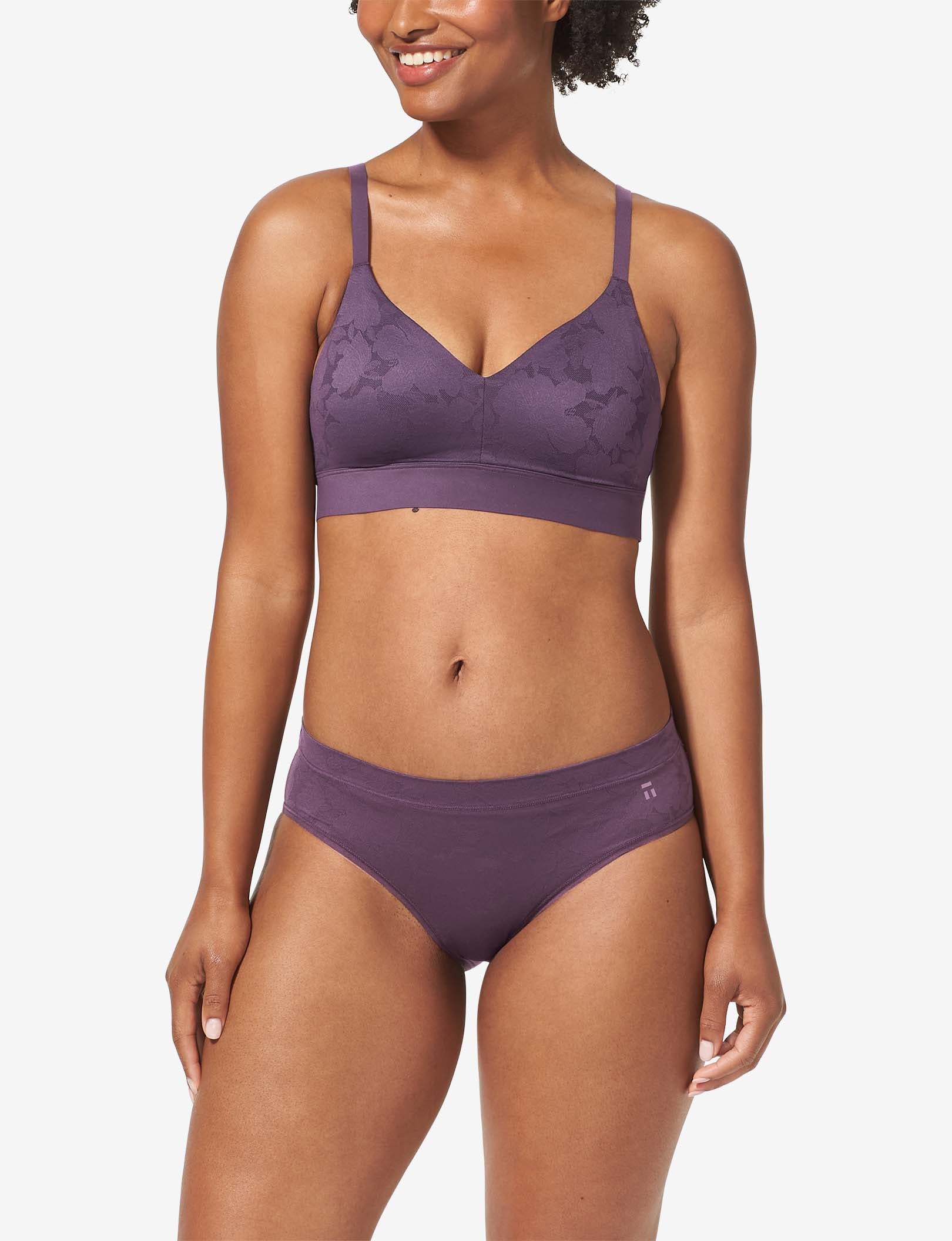 Second Skin Comfort Lace Bralette::Nightshade Lace