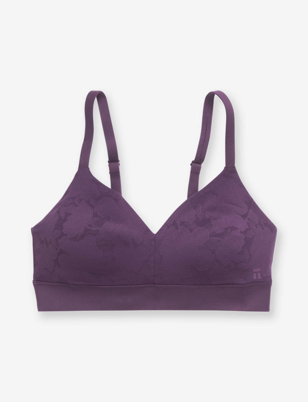 Second Skin Comfort Lace Bralette::Nightshade Lace
