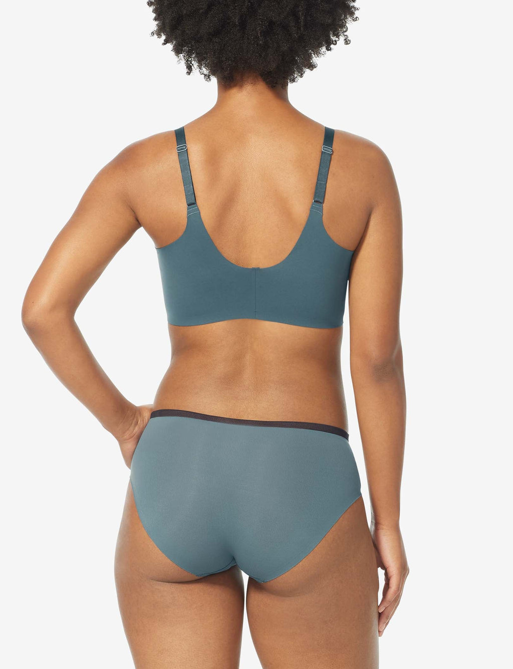 Women's Comfort Smoothing Scoop Bralette::Orion Blue