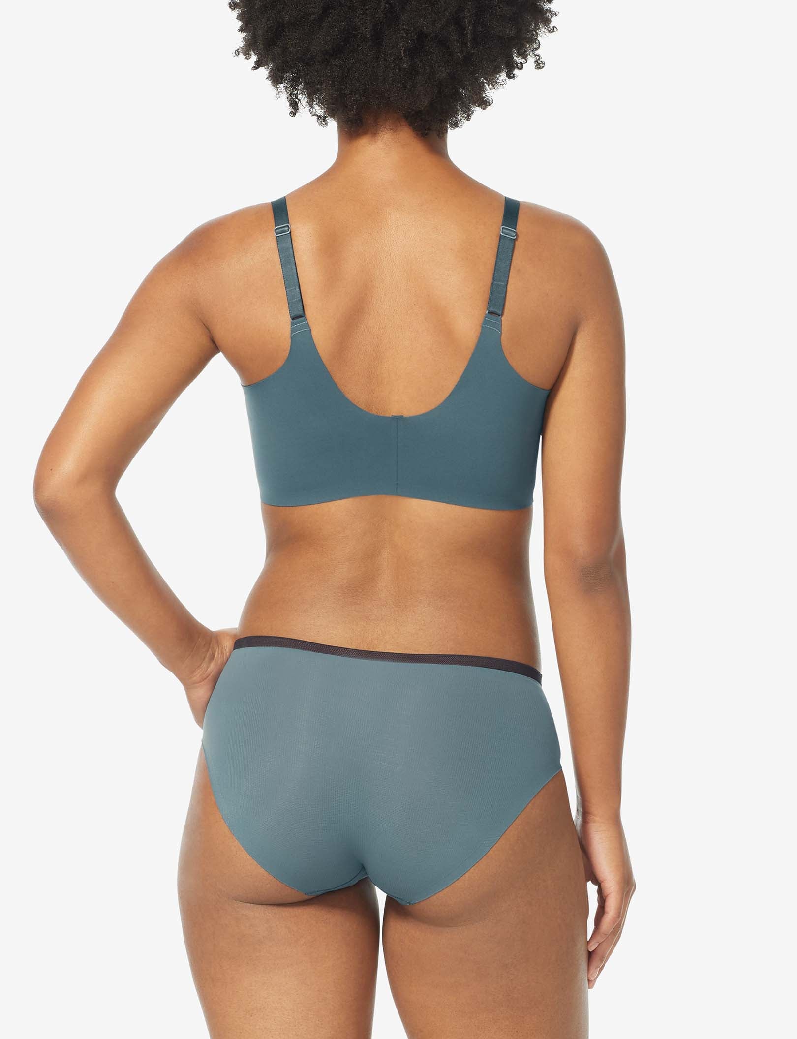 Women's Comfort Smoothing Scoop Bralette::Orion Blue