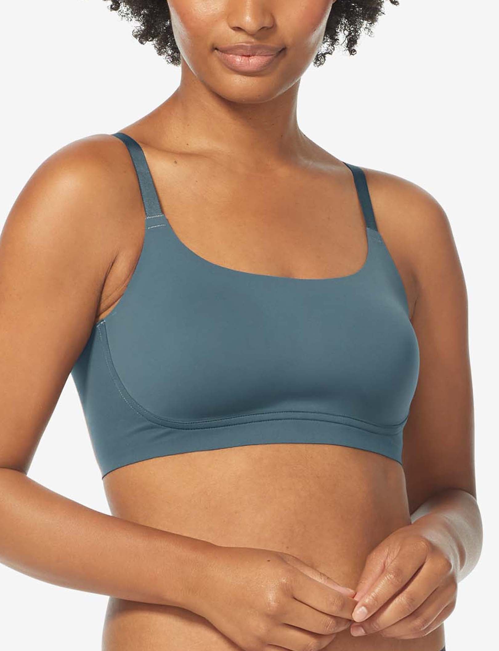 Women's Comfort Smoothing Scoop Bralette::Orion Blue