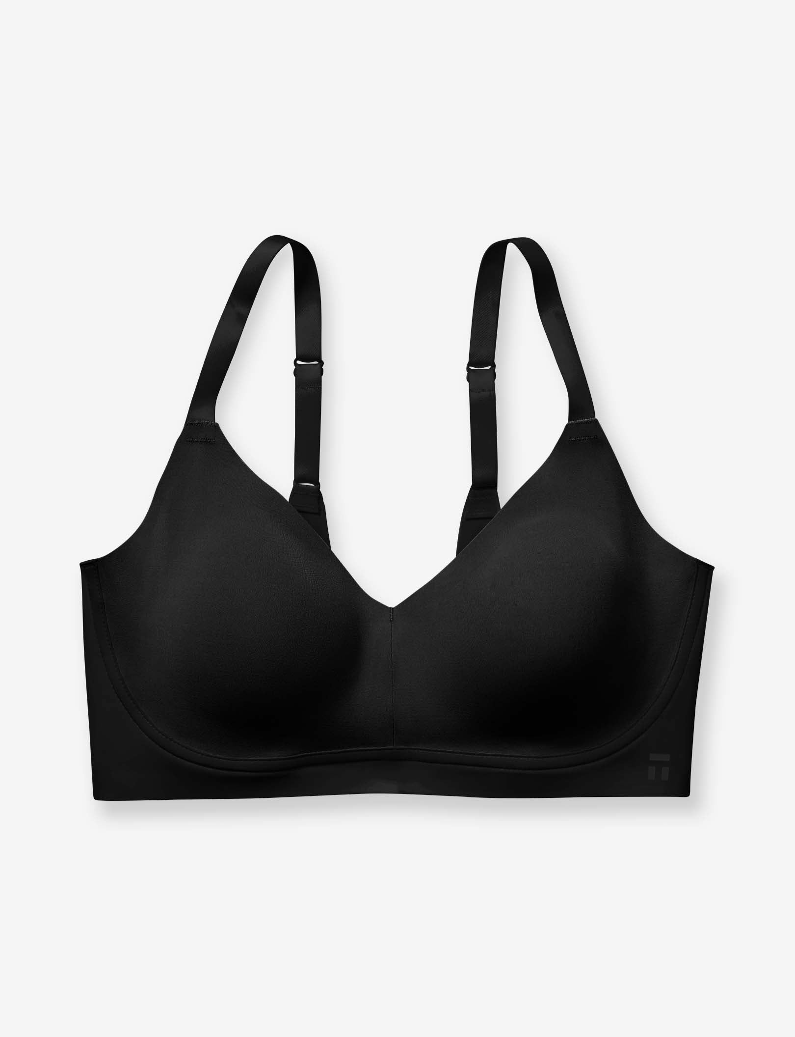 Comfort Smoothing Triangle Bralette::Black