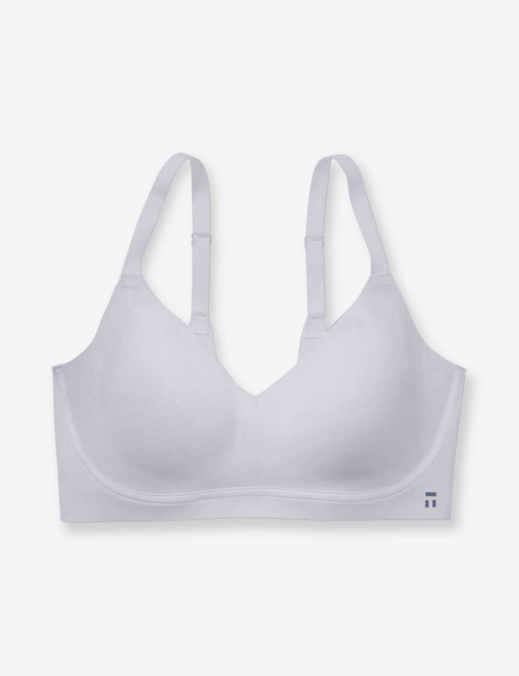 Comfort Smoothing Triangle Bralette::Gull Gray