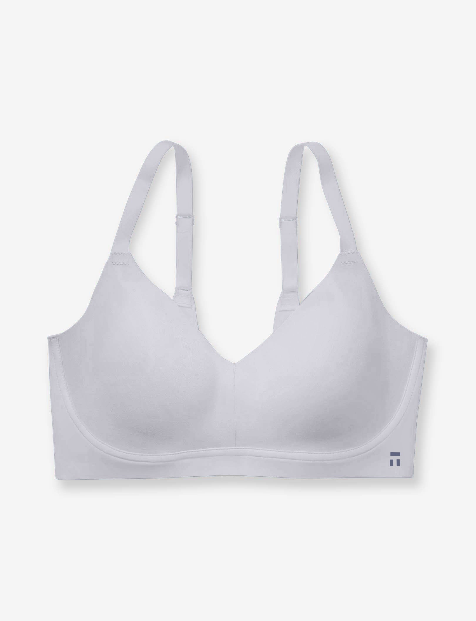 Comfort Smoothing Triangle Bralette::Gull Gray