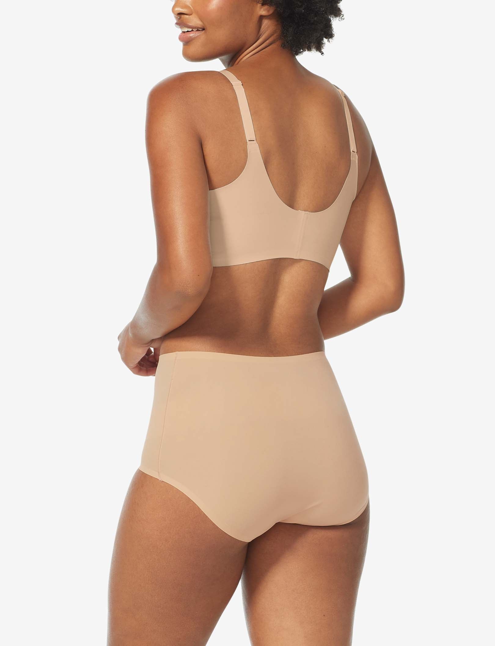 Comfort Smoothing Triangle Bralette::Rugby Tan