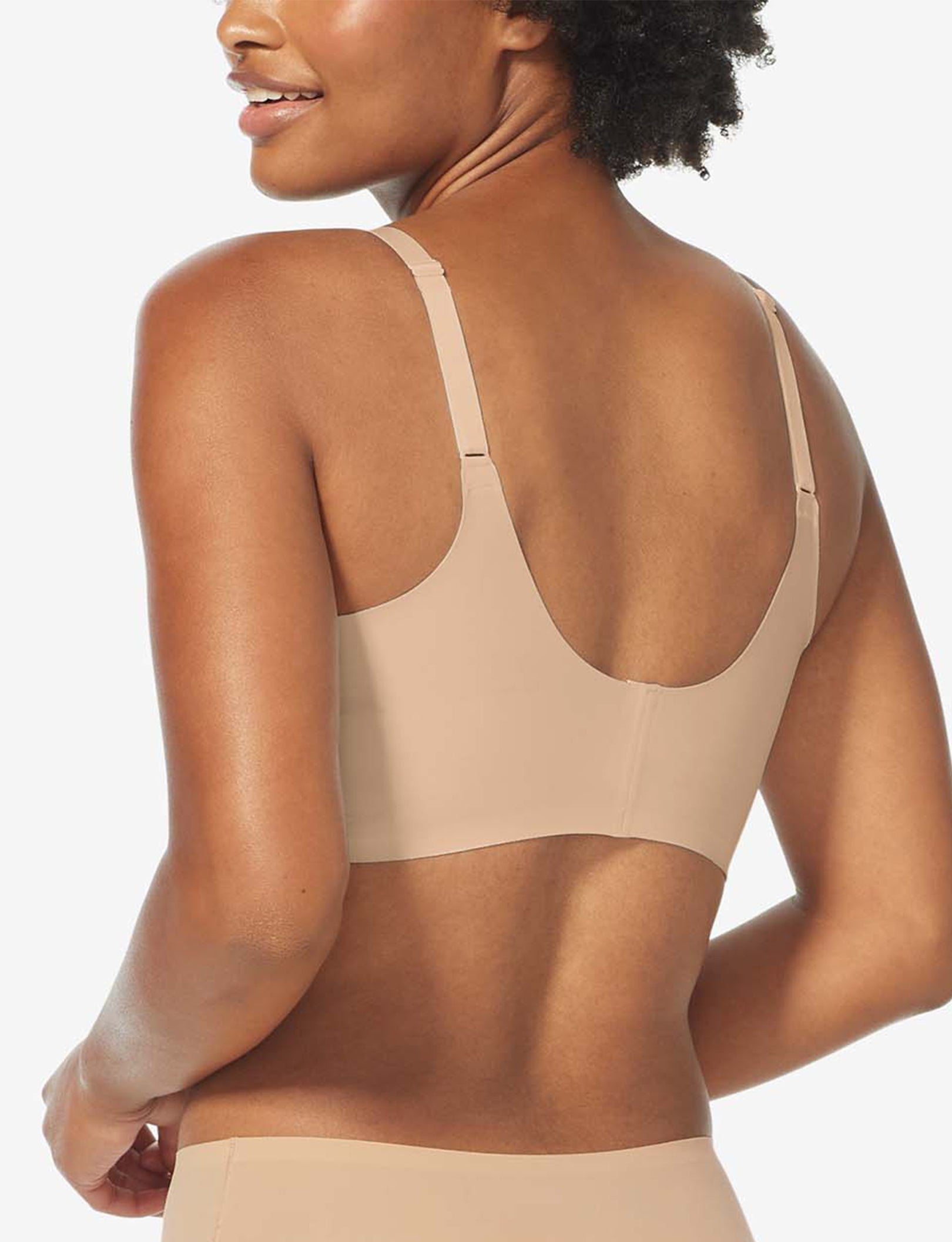Comfort Smoothing Triangle Bralette::Rugby Tan