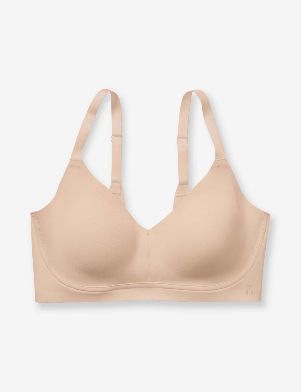 Comfort Smoothing Triangle Bralette::Rugby Tan
