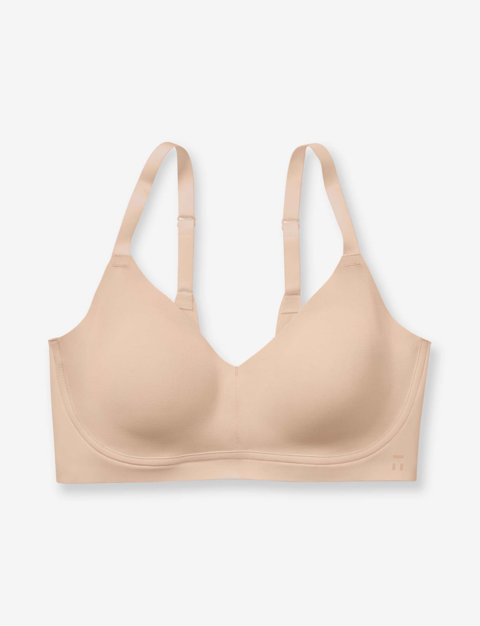 Comfort Smoothing Triangle Bralette::Rugby Tan