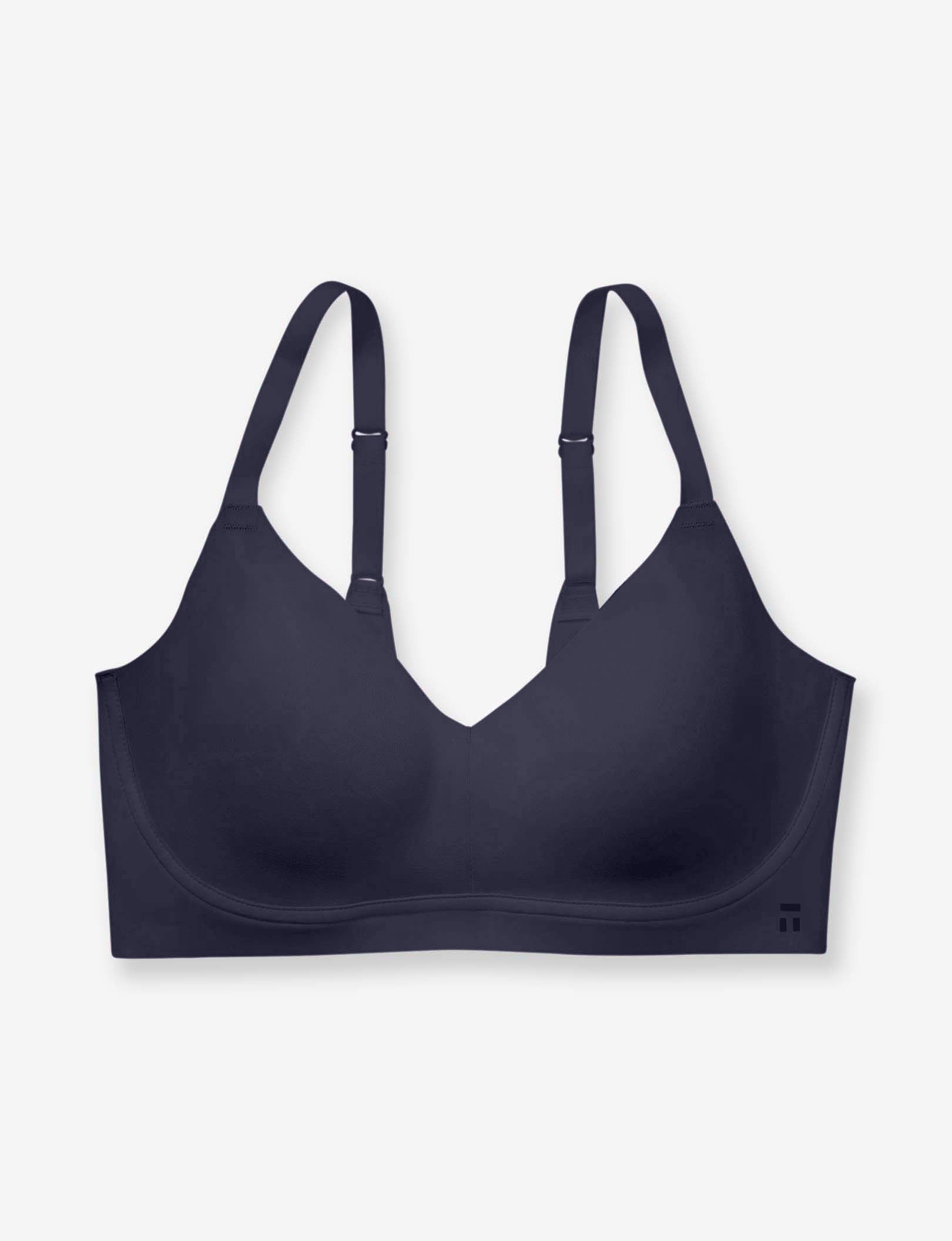 Comfort Smoothing Triangle Bralette::Baritone Blue