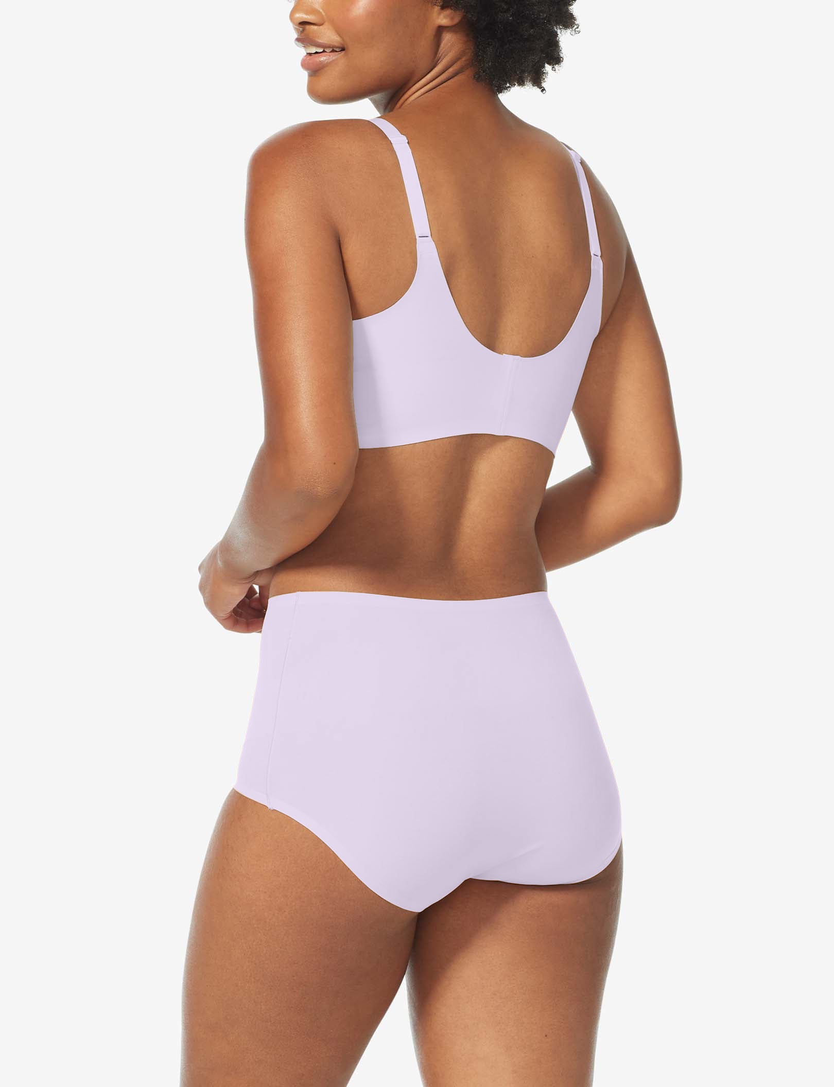 Comfort Smoothing Triangle Bralette::Lavendula