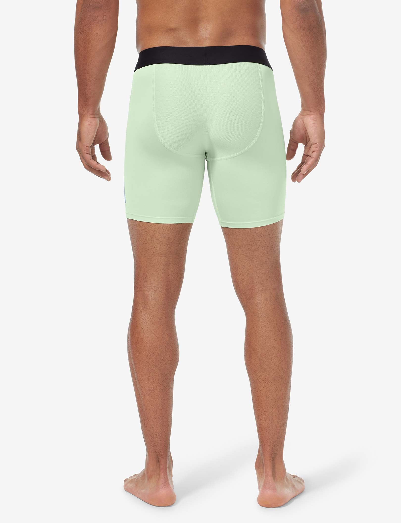 360 Sport Mid-Length Boxer Brief 6"::Patina Green
