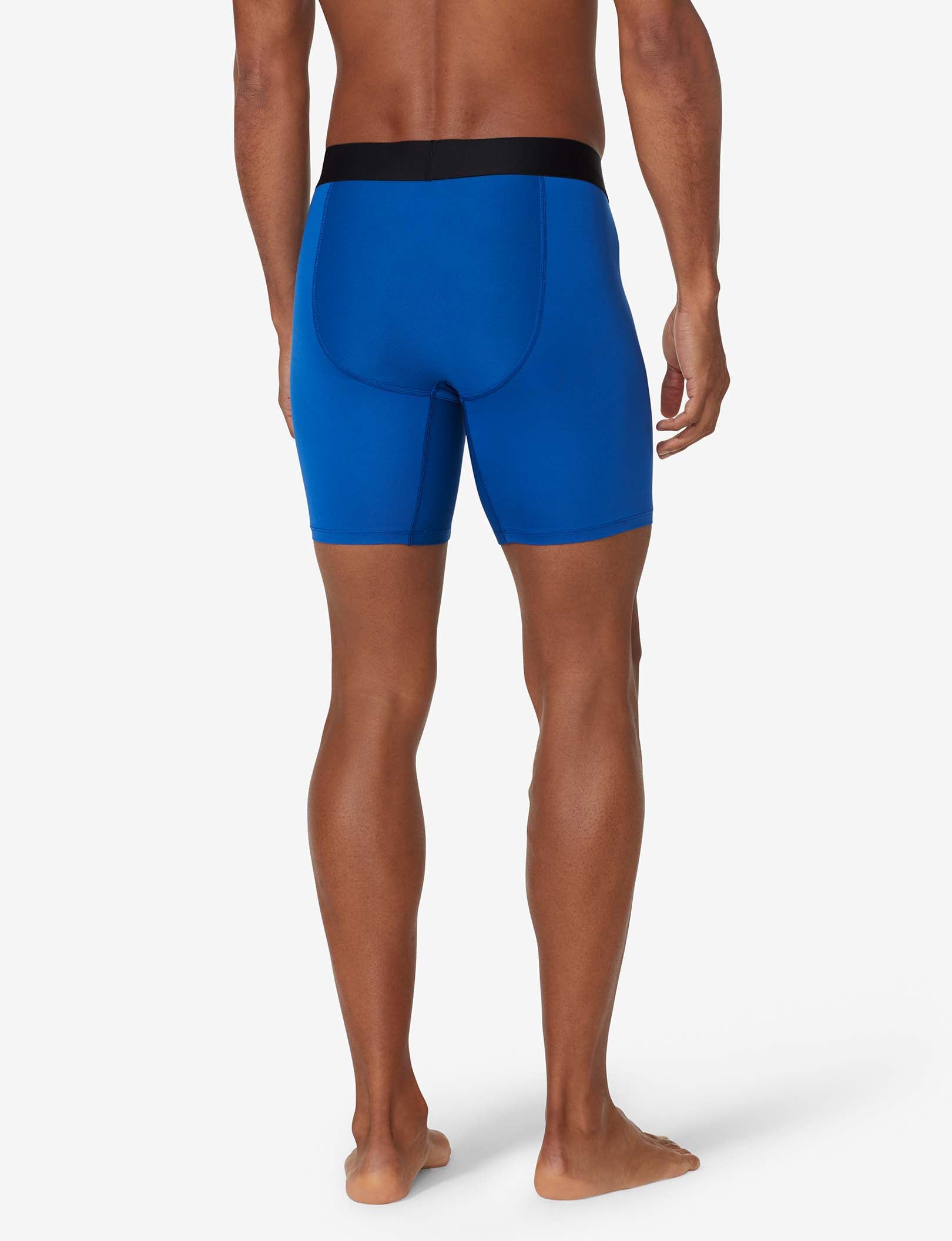 360 Sport Mid-Length Boxer Brief 6" (3-Pack)::Black/Surf The Web