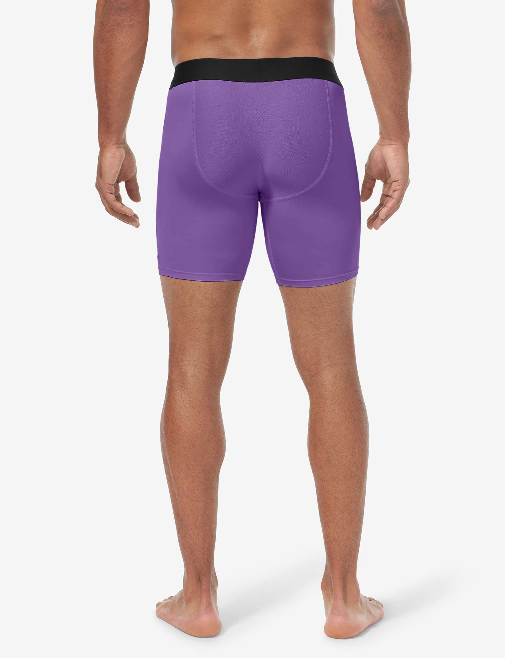 360 Sport Mid-Length Boxer Brief 6"::Deep Lavender