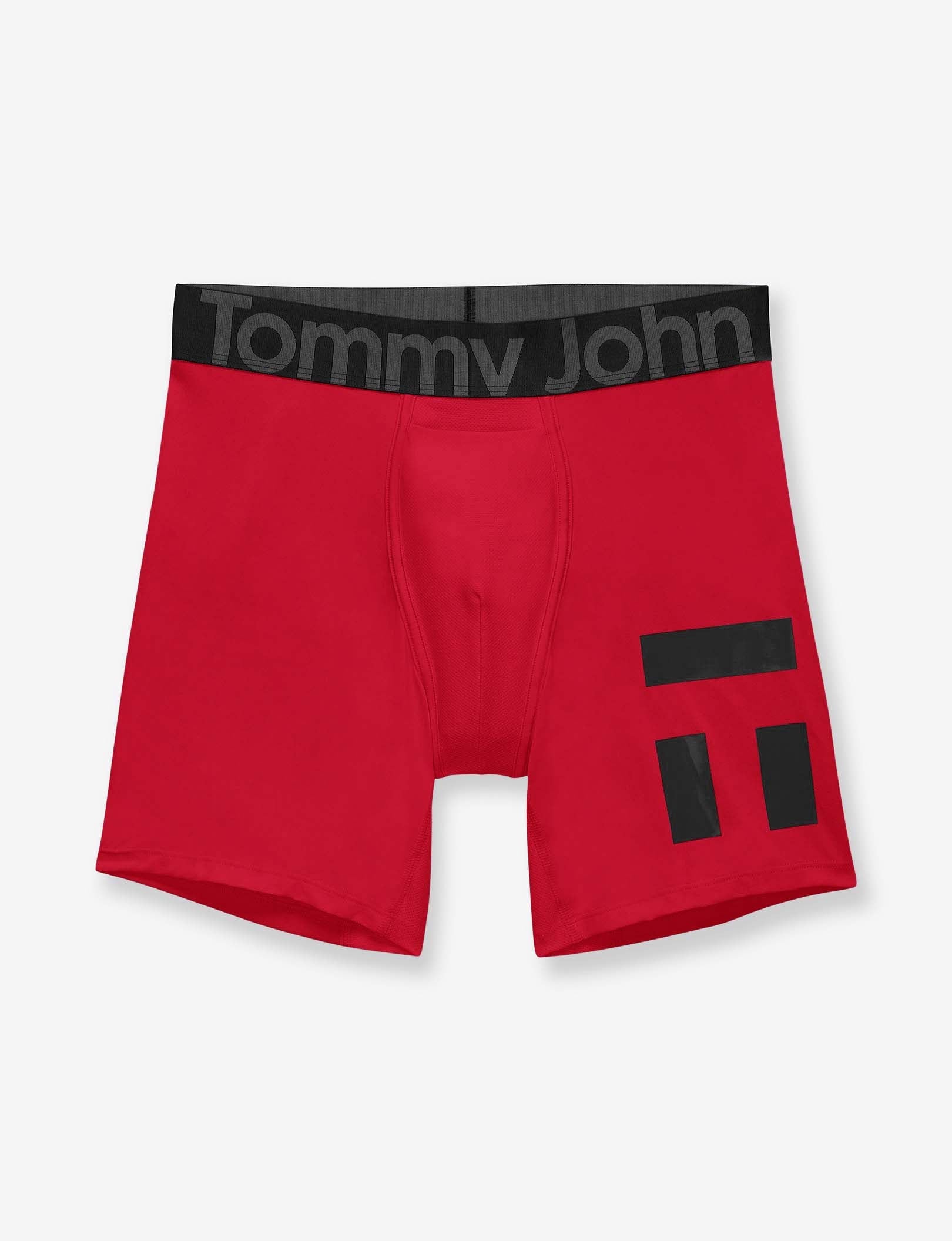 360 Sport Mid-Length Boxer Brief 6"::Bright Red