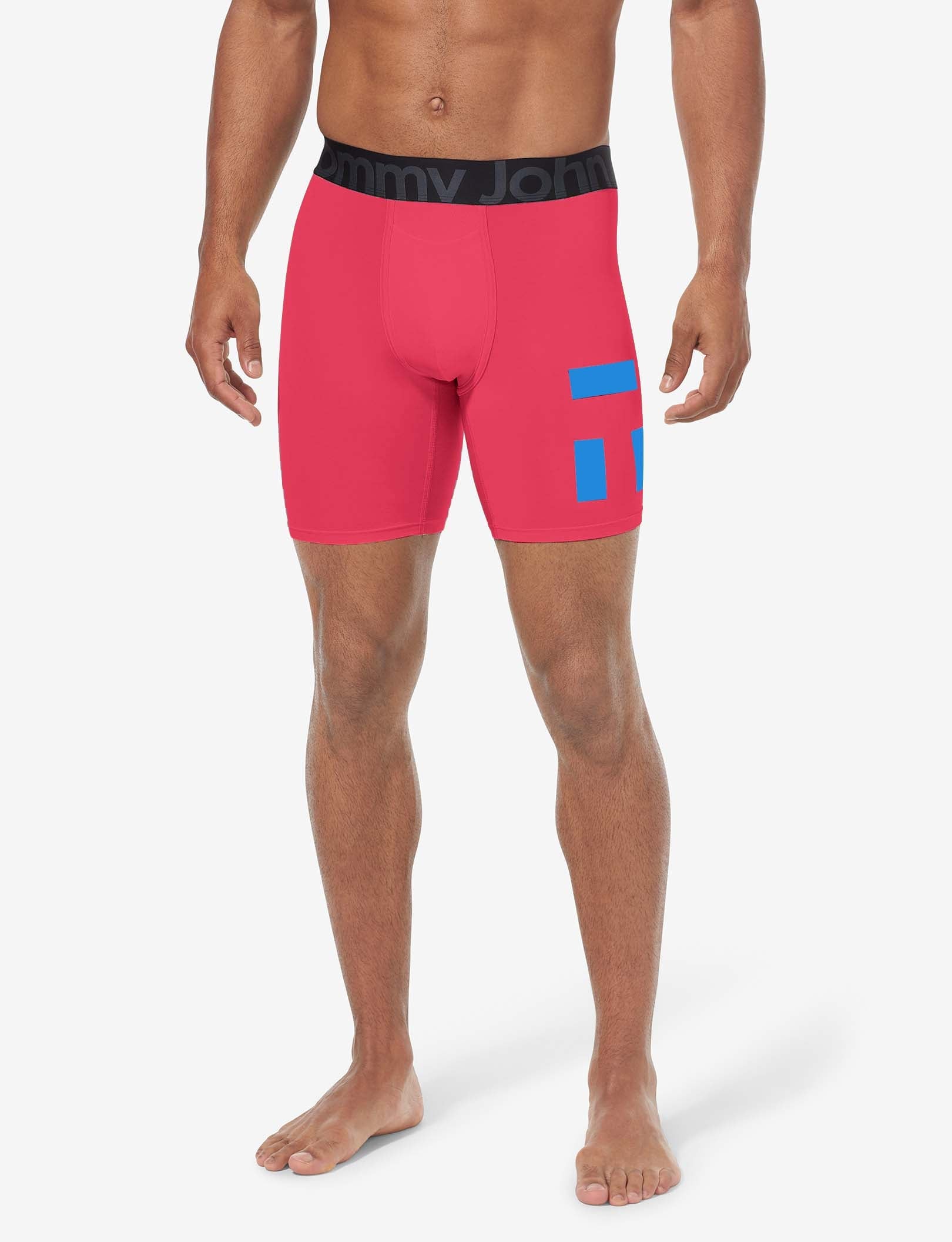 360 Sport Mid-Length Boxer Brief 6"::Teaberry