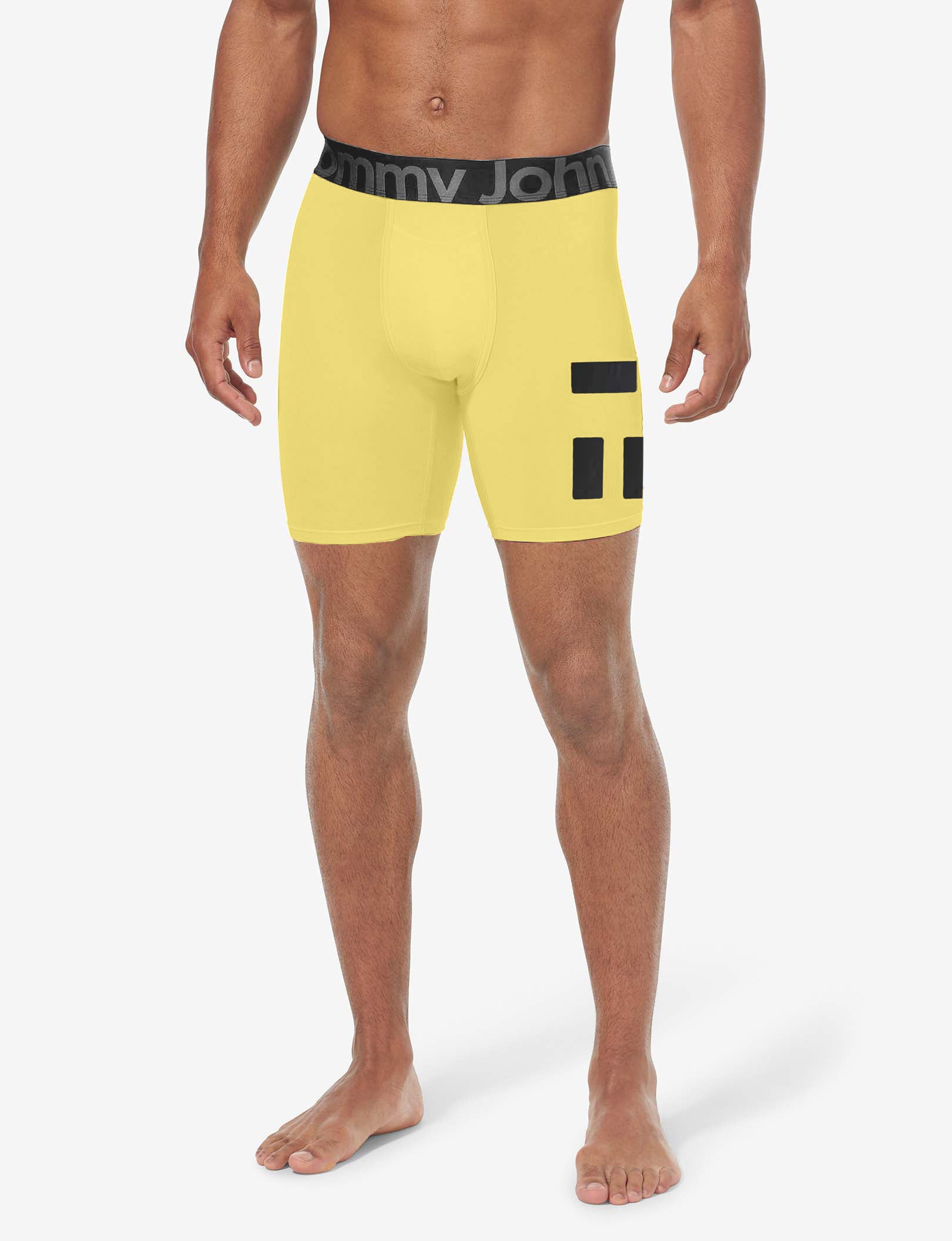 360 Sport Mid-Length Boxer Brief 6"::Vibrant Yellow