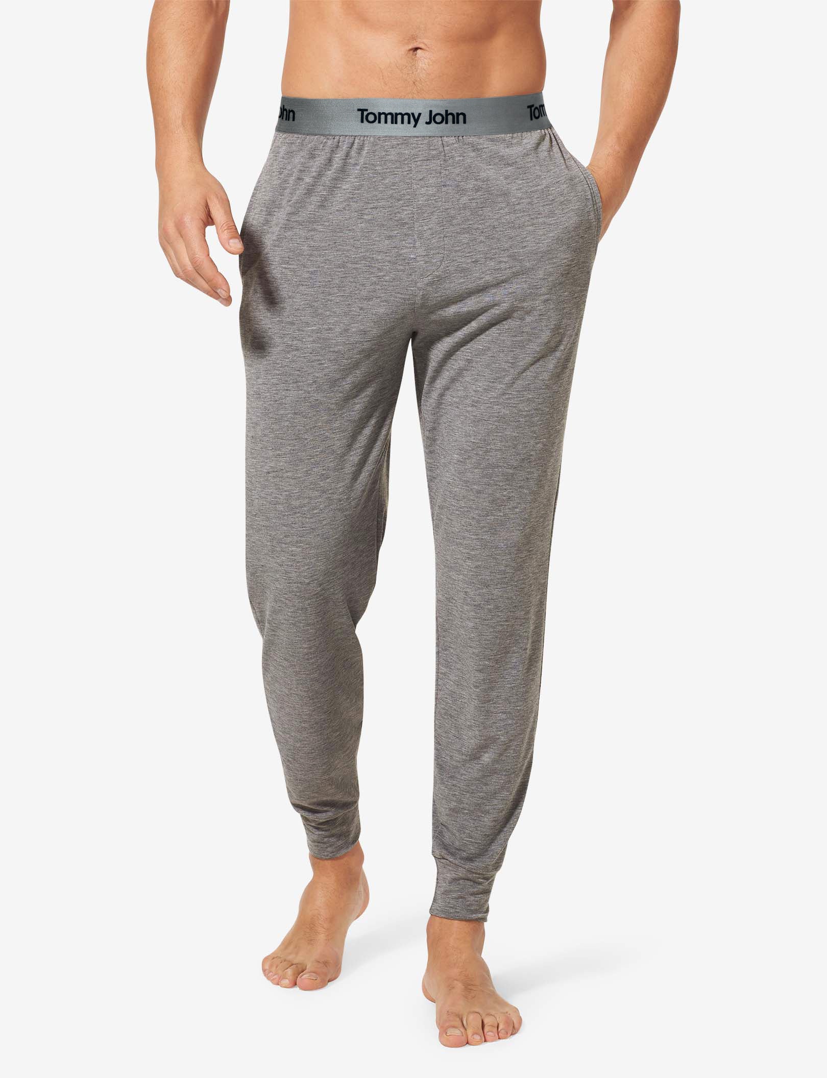Second Skin Sleep Jogger::Medium Heather Grey