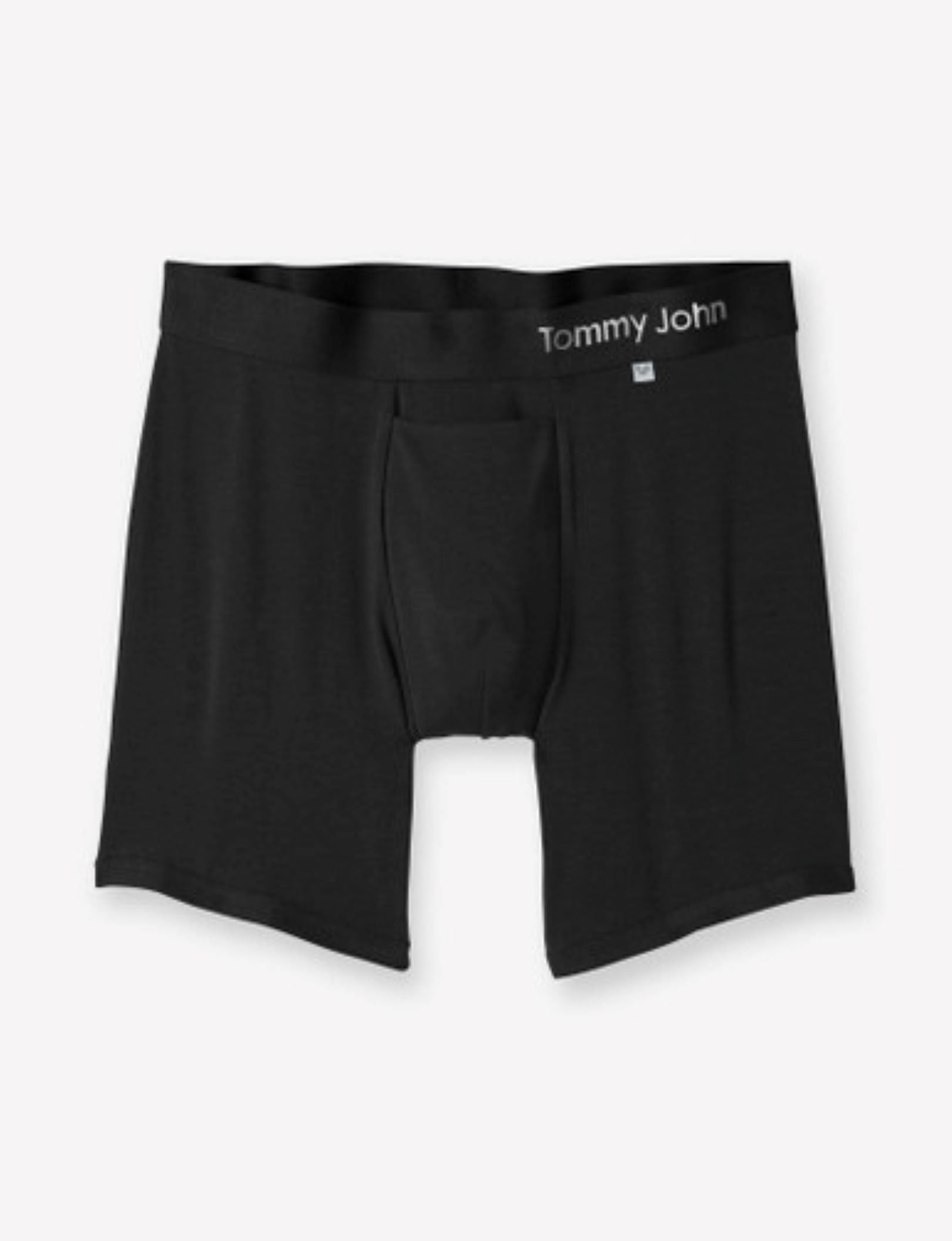 Cool Cotton Hammock Pouch™ Mid-Length Boxer Brief 6"::Black