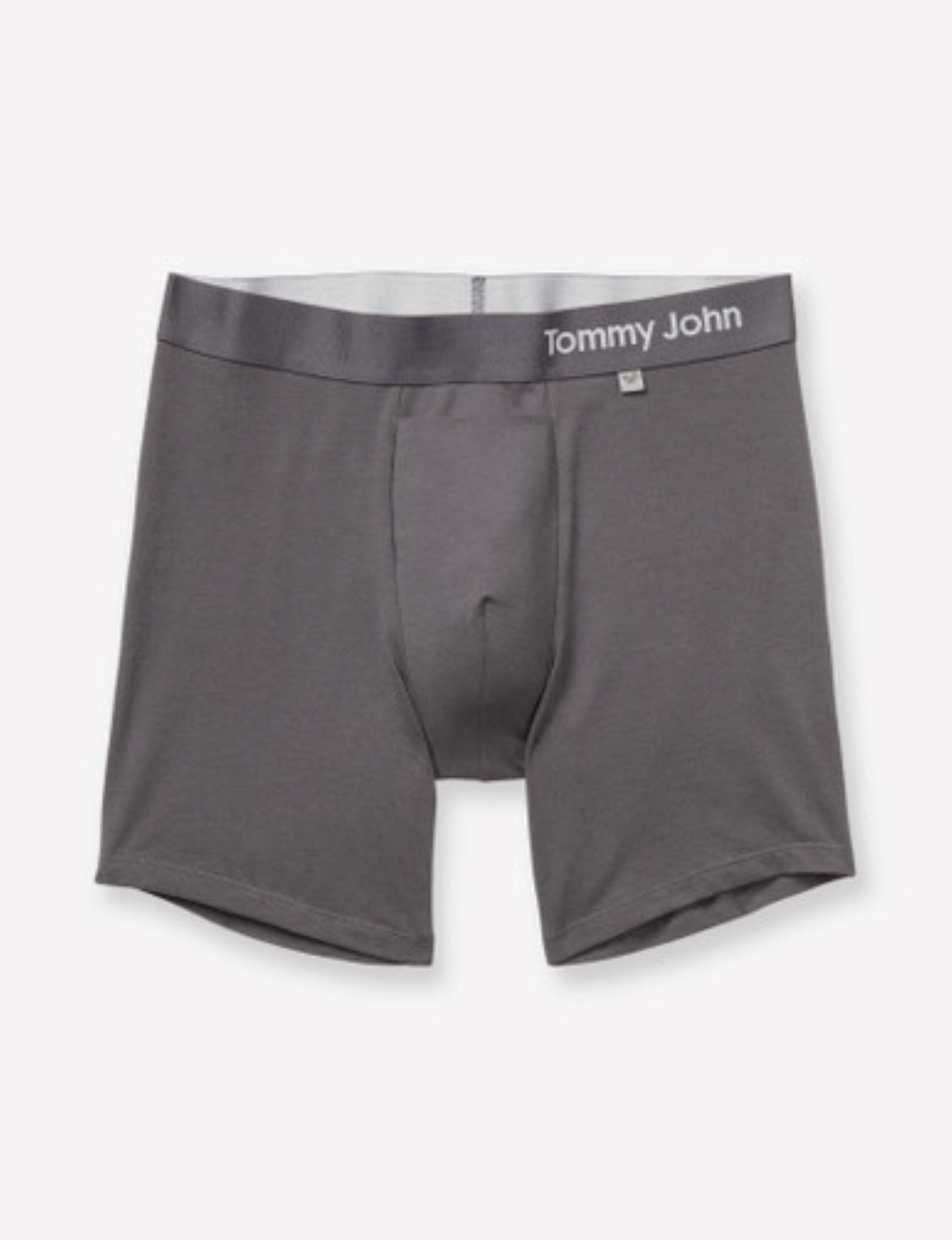 Cool Cotton Hammock Pouch™ Mid-Length Boxer Brief 6"::Iron Grey