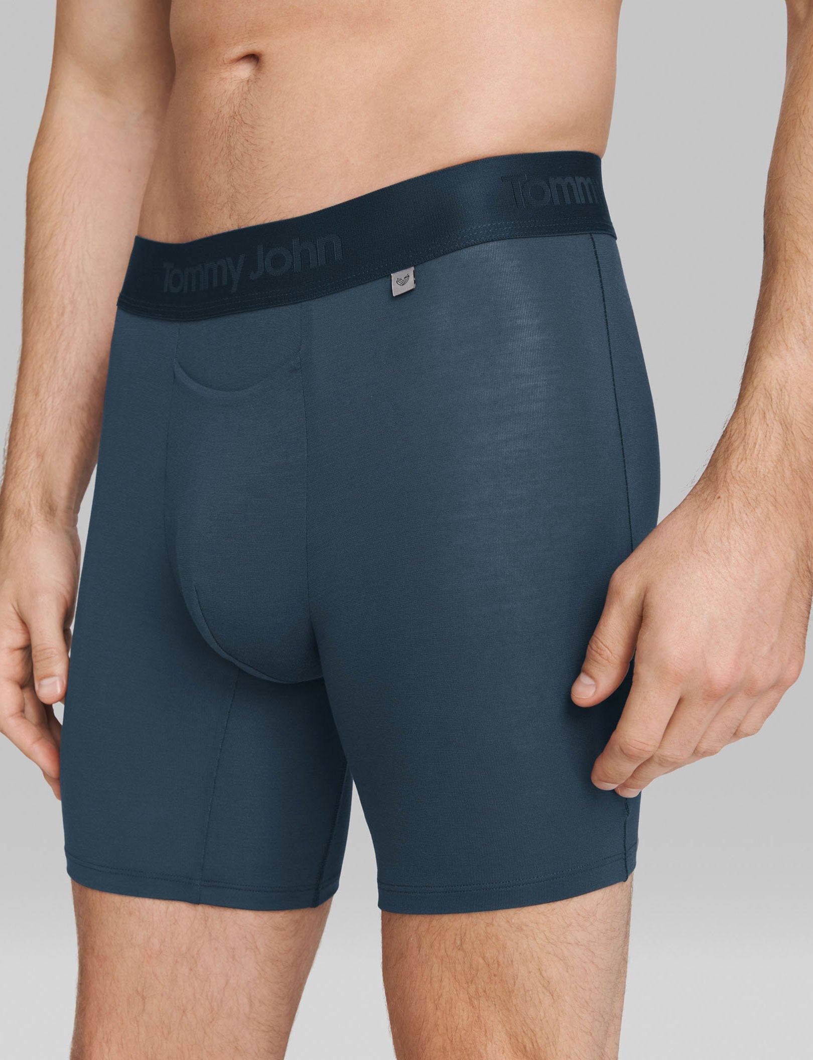 Second Skin Hammock Pouch Mid-Length Boxer Brief 6"::Dress Blues