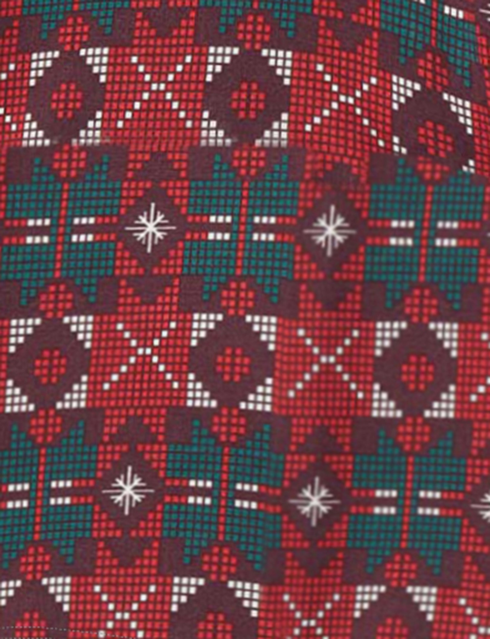 Cool Cotton Boxer Brief 8"::Red North Pole