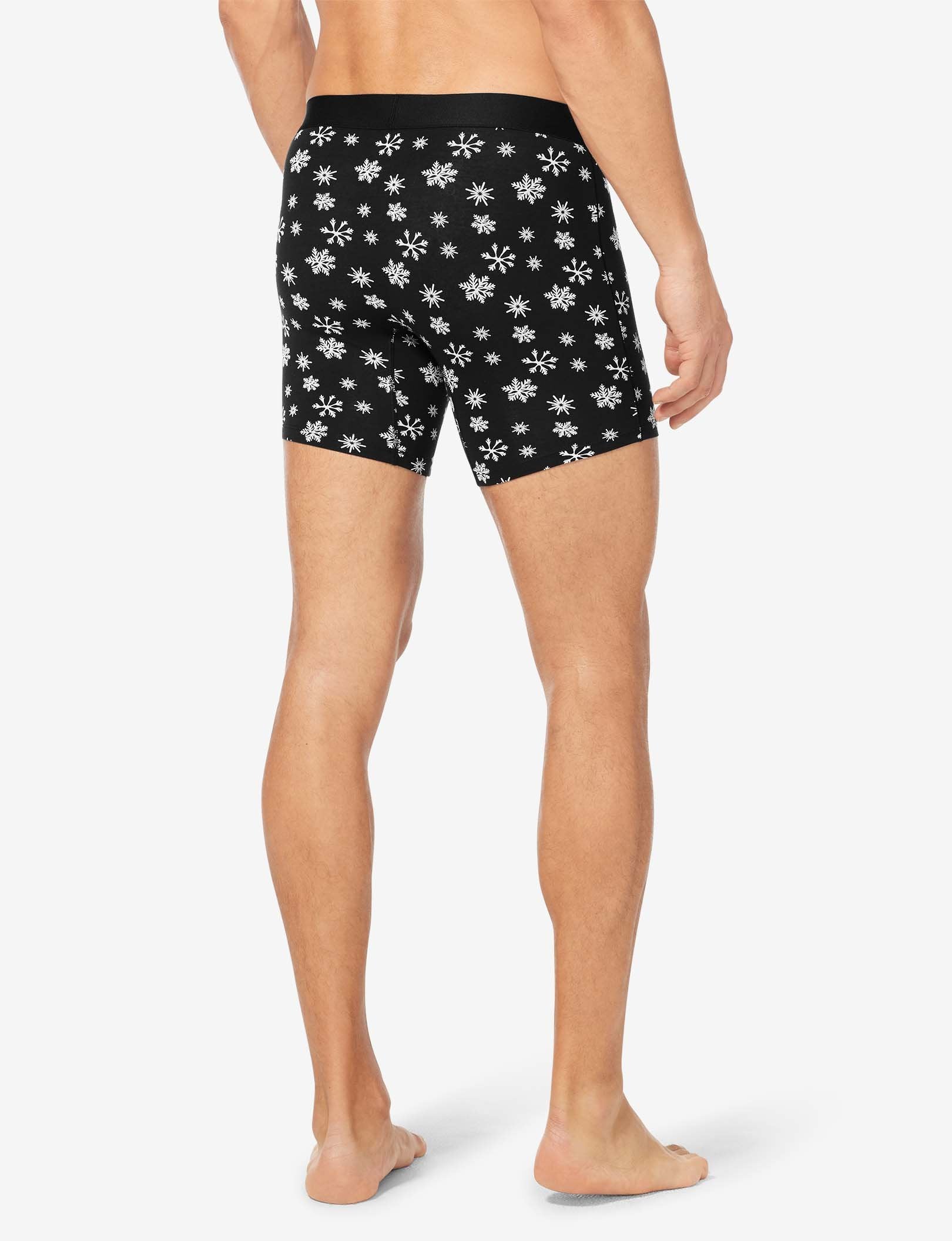 Cool Cotton Mid-Length Boxer Brief 6"::Blizzard