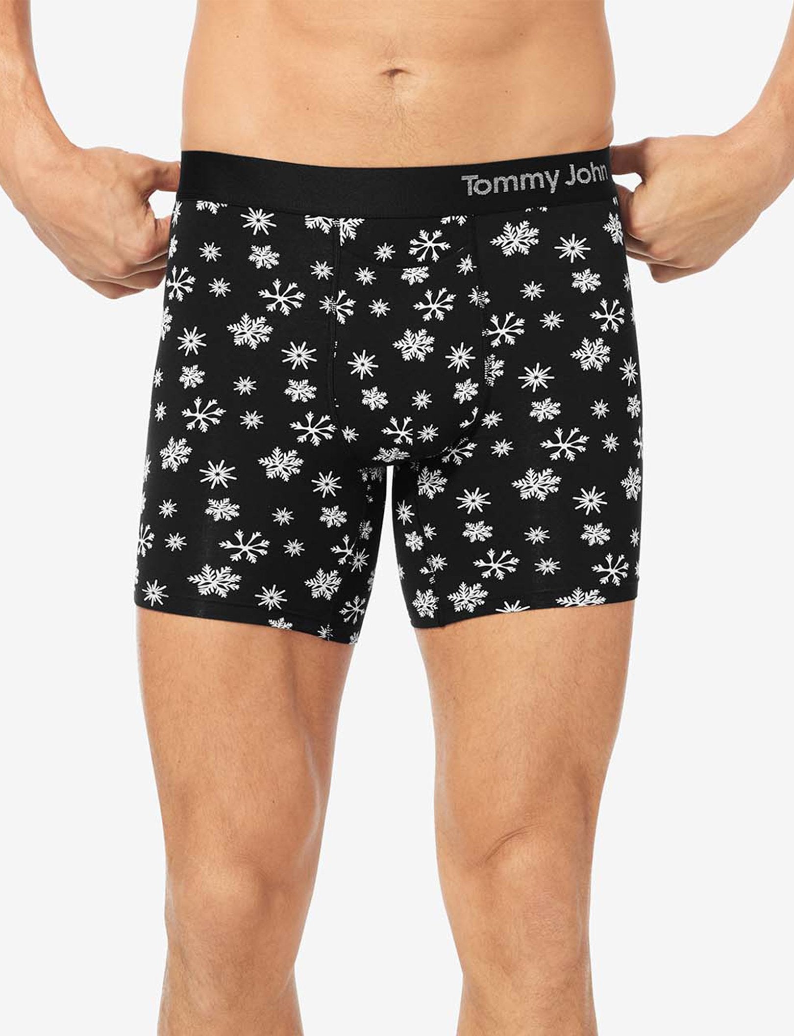 Cool Cotton Mid-Length Boxer Brief 6"::Blizzard